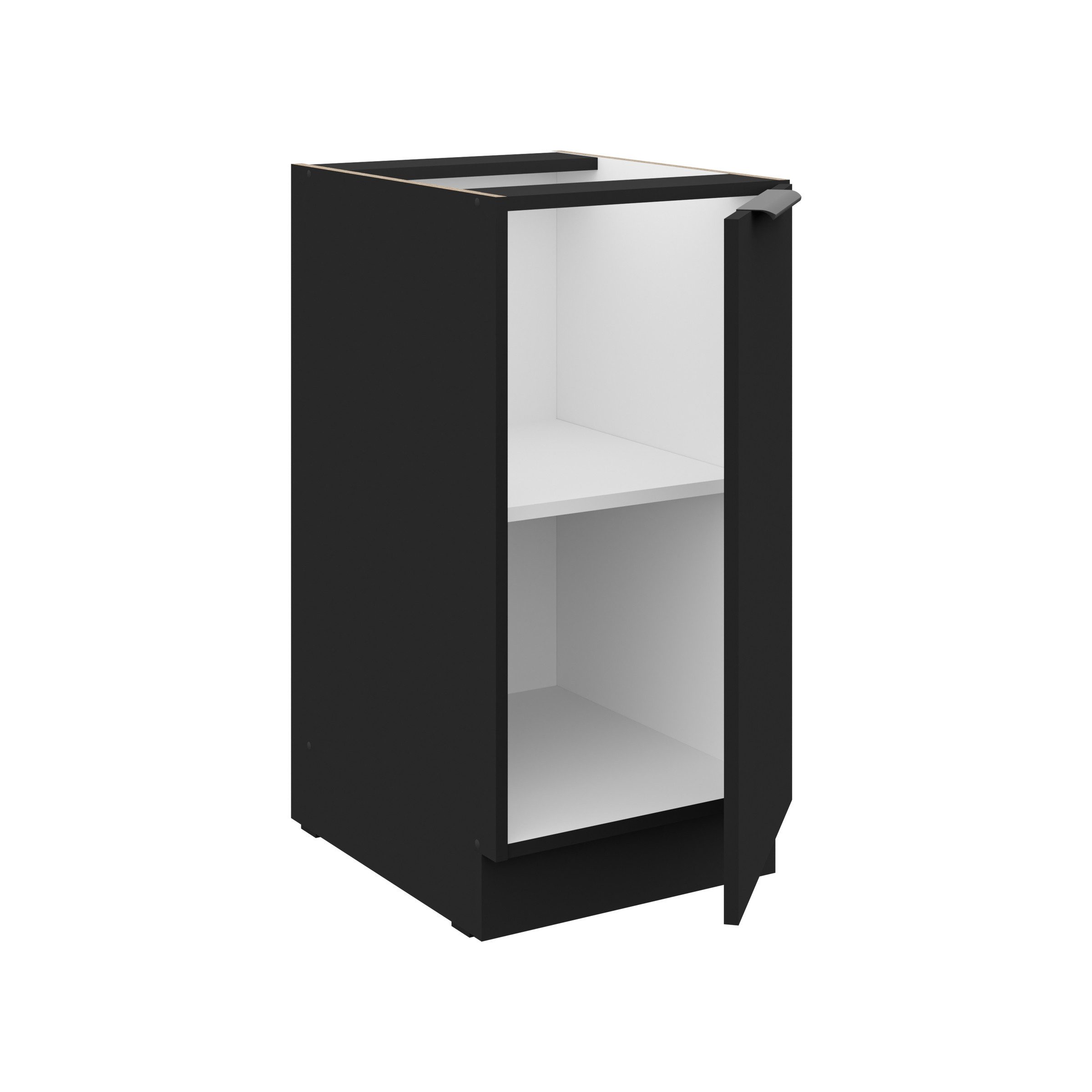 Küchen-Preisbombe Unterschrank 40 cm Küche SIENA Schwarz Küchenzeile Küchen günstig online kaufen