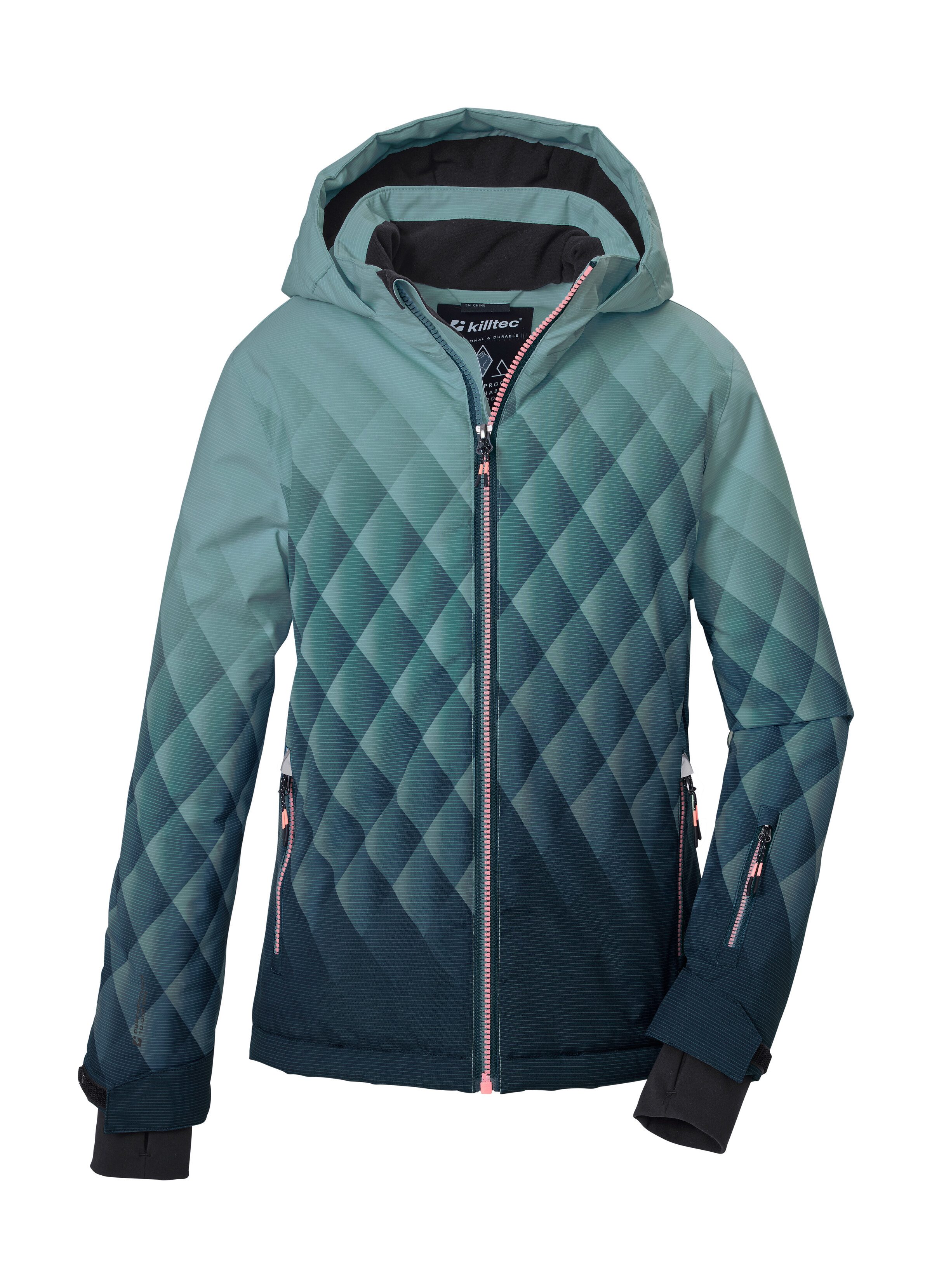 Killtec Skijacke KSW 187 GRLS SKI JCKT Wind- u wasserdicht, 10.000 mm Wassersäule, atmungsaktiv
