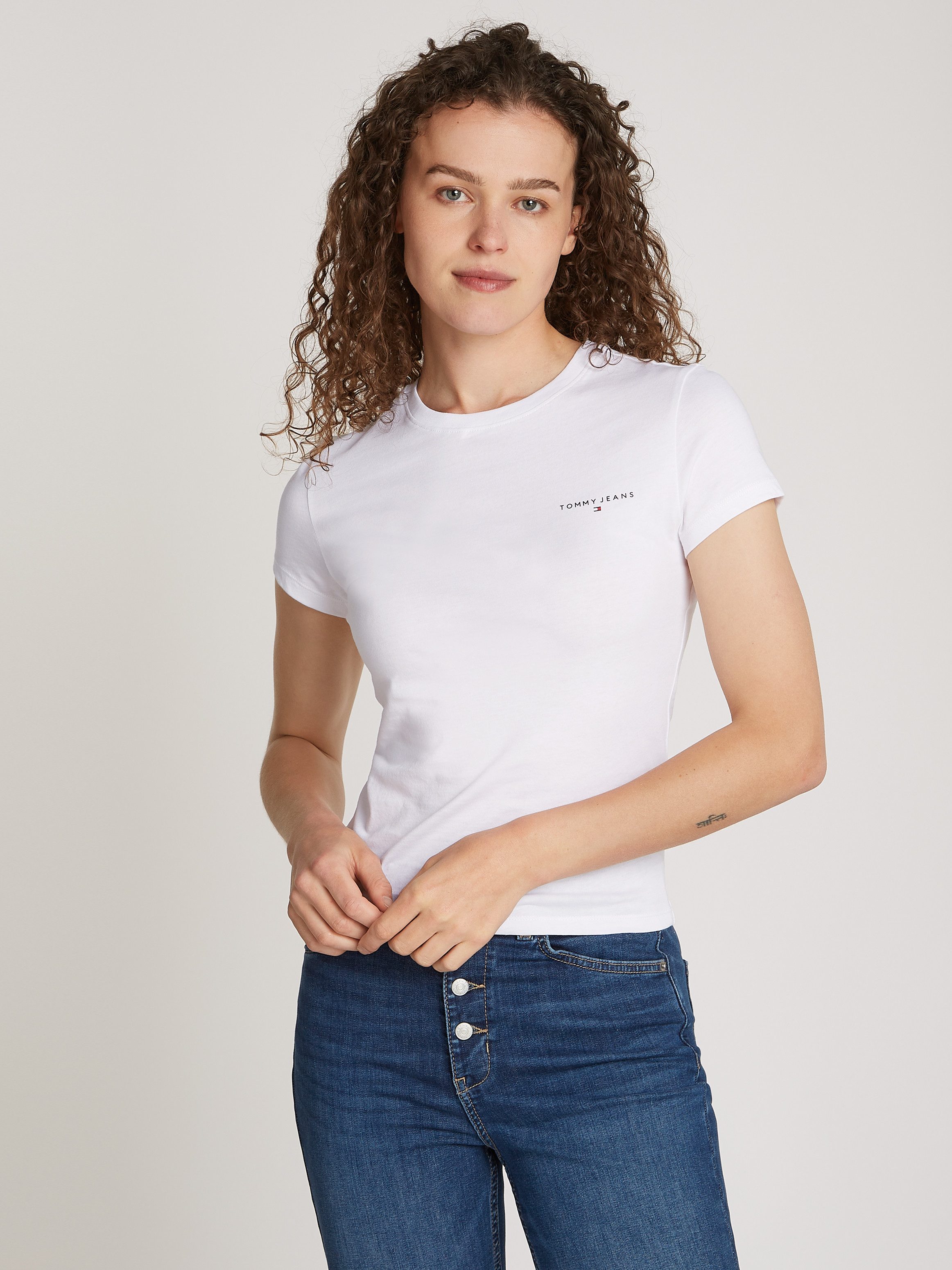 Tommy Jeans T-Shirt TJW SLIM LINEAR günstig online kaufen