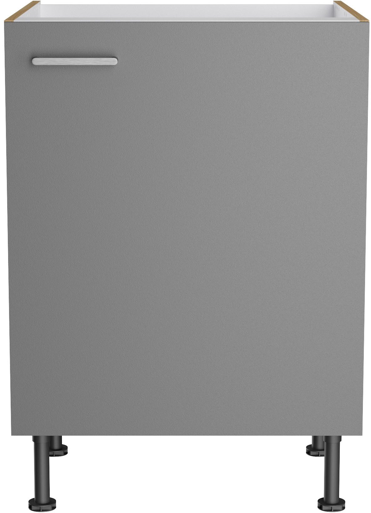 KOCHSTATION Spülenschrank KS-Lucy Breite 60 cm, mit 1 Tür, höhenverstellbare Füße, Soft-Close