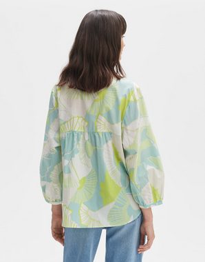 OPUS Langarmbluse OPUS Printbluse Faomi nature O-Form