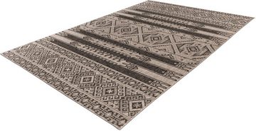 Teppich My Nordic 876, Obsession, rechteckig, Höhe: 0,5 mm, Flachgewebe, Ethno Muster, In- und Outdoor geeignet, Wohnzimmer