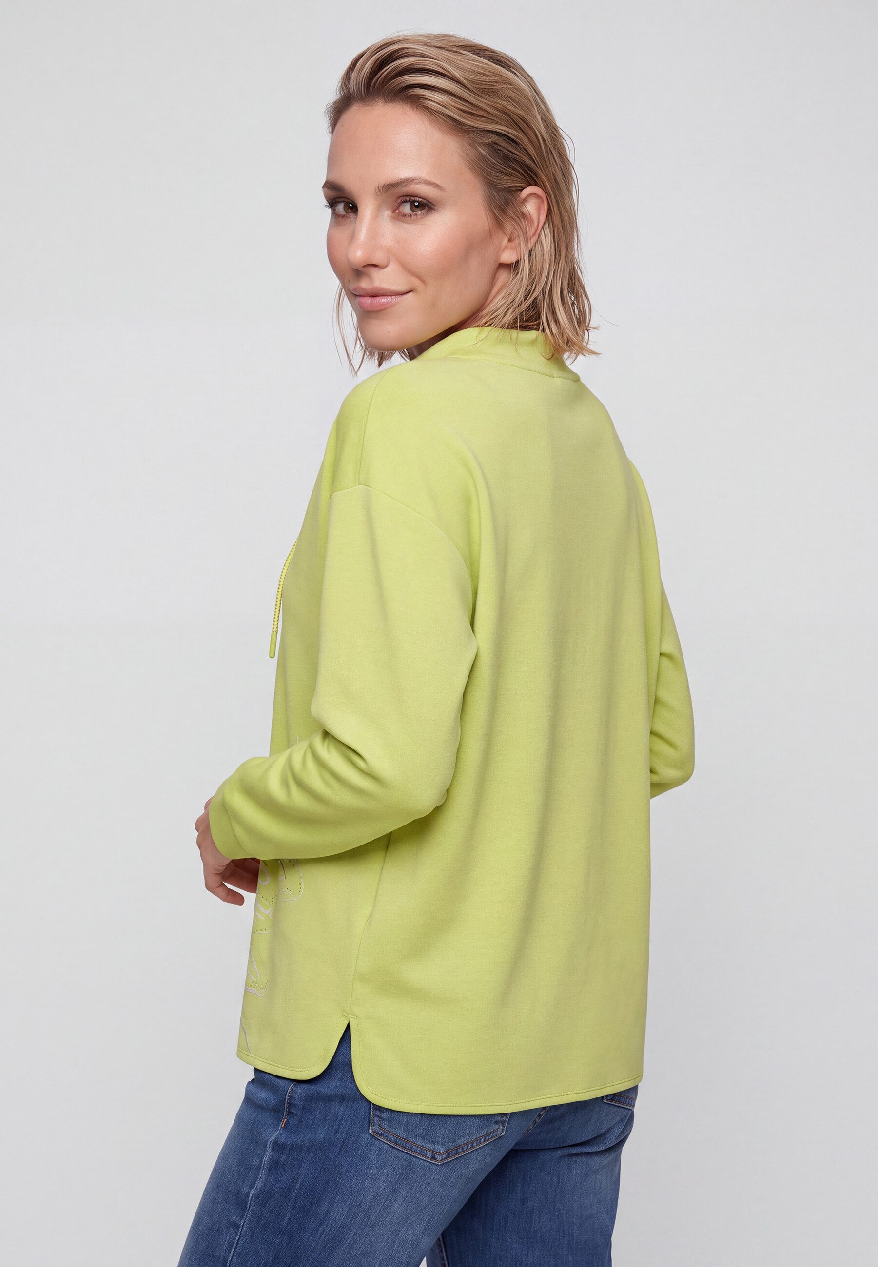 Olsen Sweatshirt Sweatshirt mit Placement Print