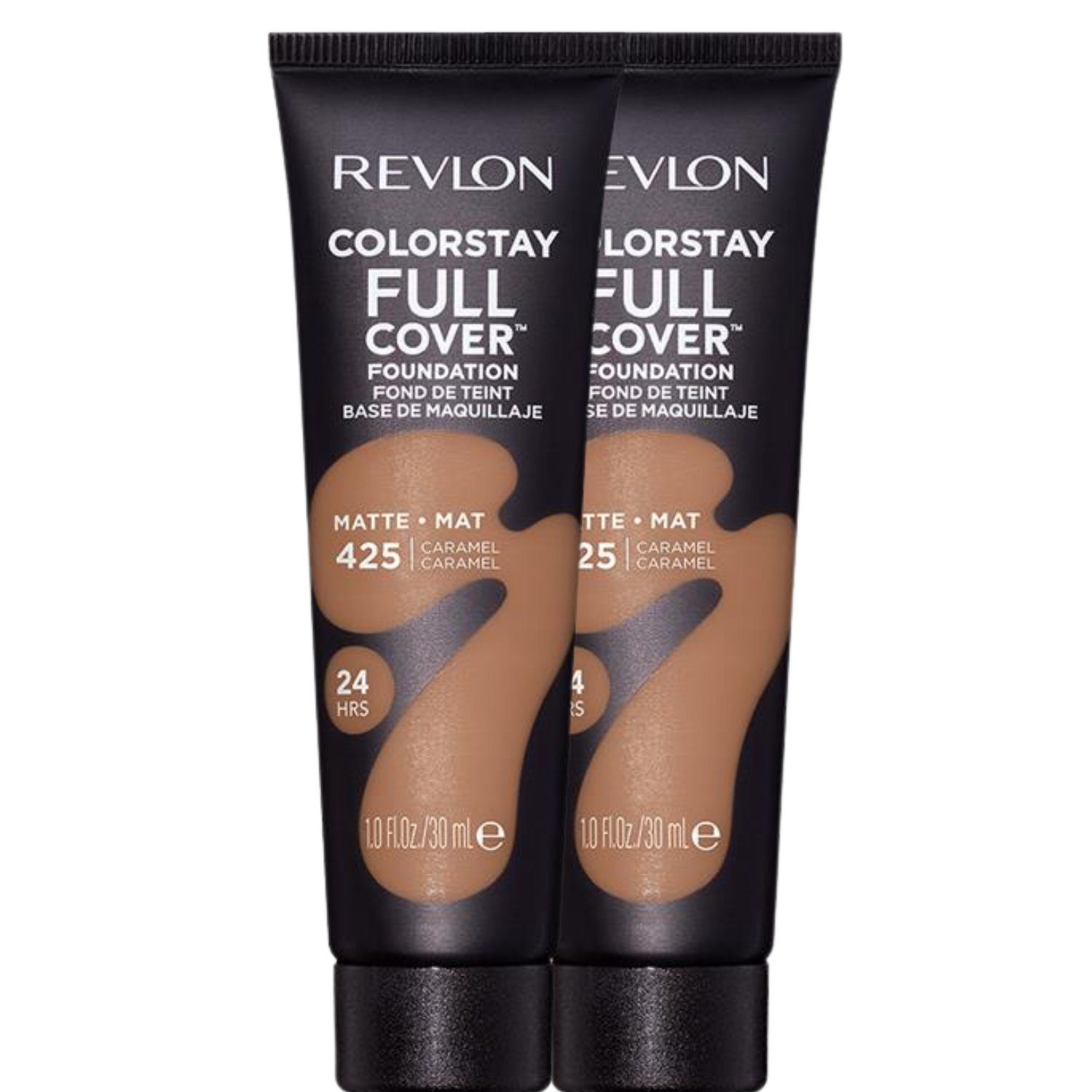 Foundation 2 x Revlon ColorStay Full Cover Foundation 425 Matte Karamell je 30ml