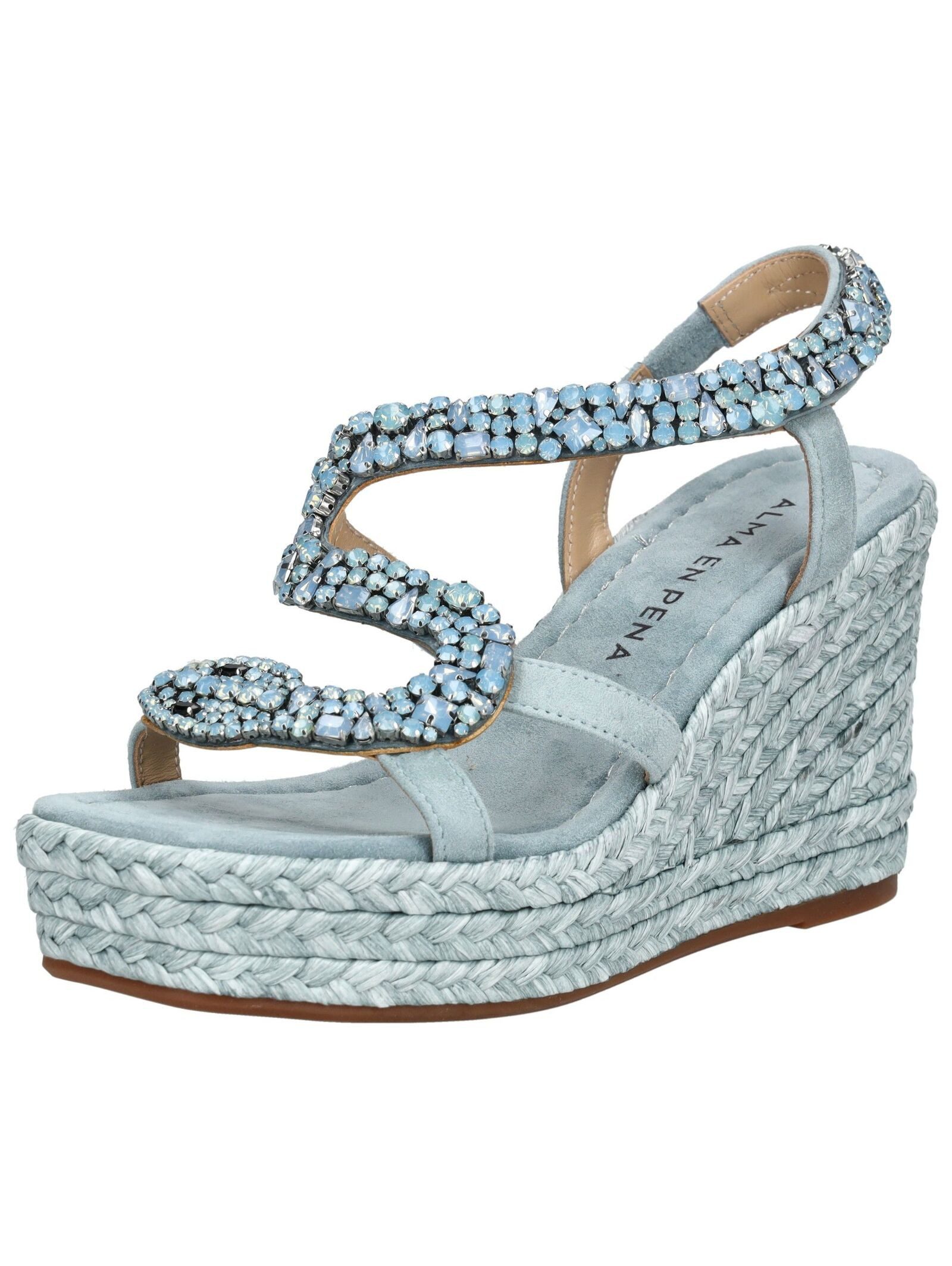 Alma en Pena Sandalen Leder/Textil Keilsandalette günstig online kaufen
