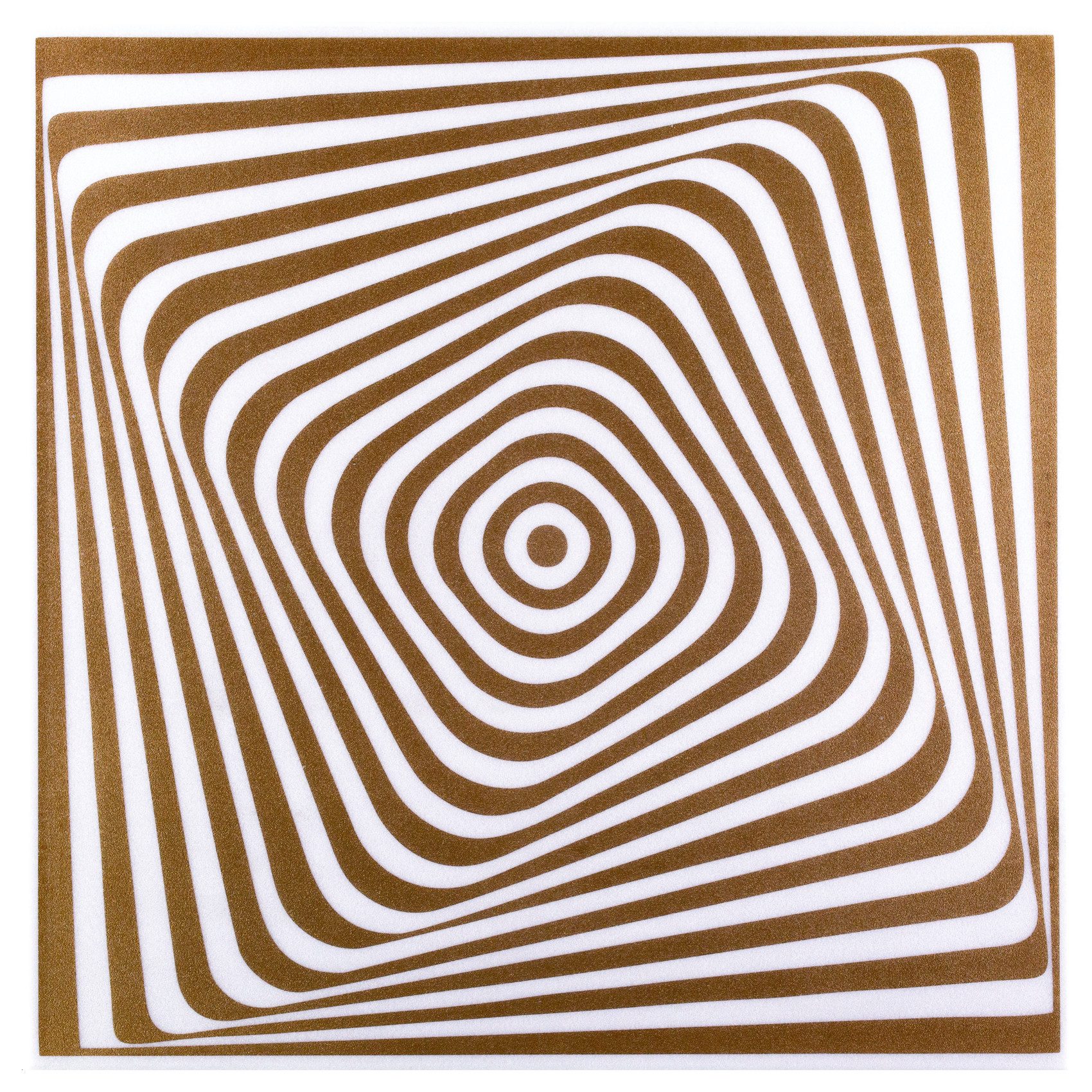 Hexim Wanddekoobjekt Sound Gold (Deckenplatten Sparpakete aus XPS 50x50cm - (20 Quadratmeter, Sound Gold) Moderne Panorama Platten für Wand und Decken mit optischen Illusionen - Dekor Wandplatte Deckenverkleidung)