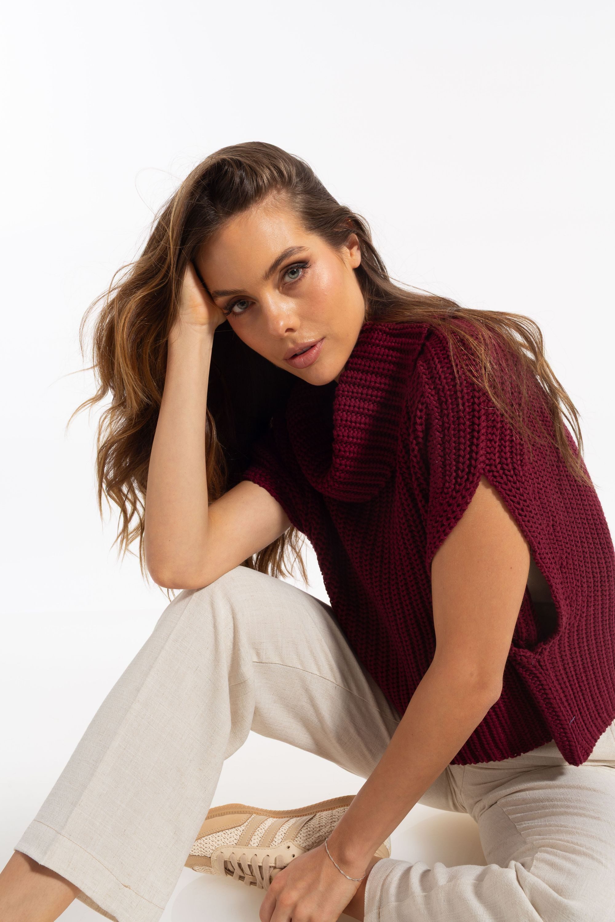 ADLYSH Strickpullover STRICKPULLUNDER AUS BAUMWOLLE