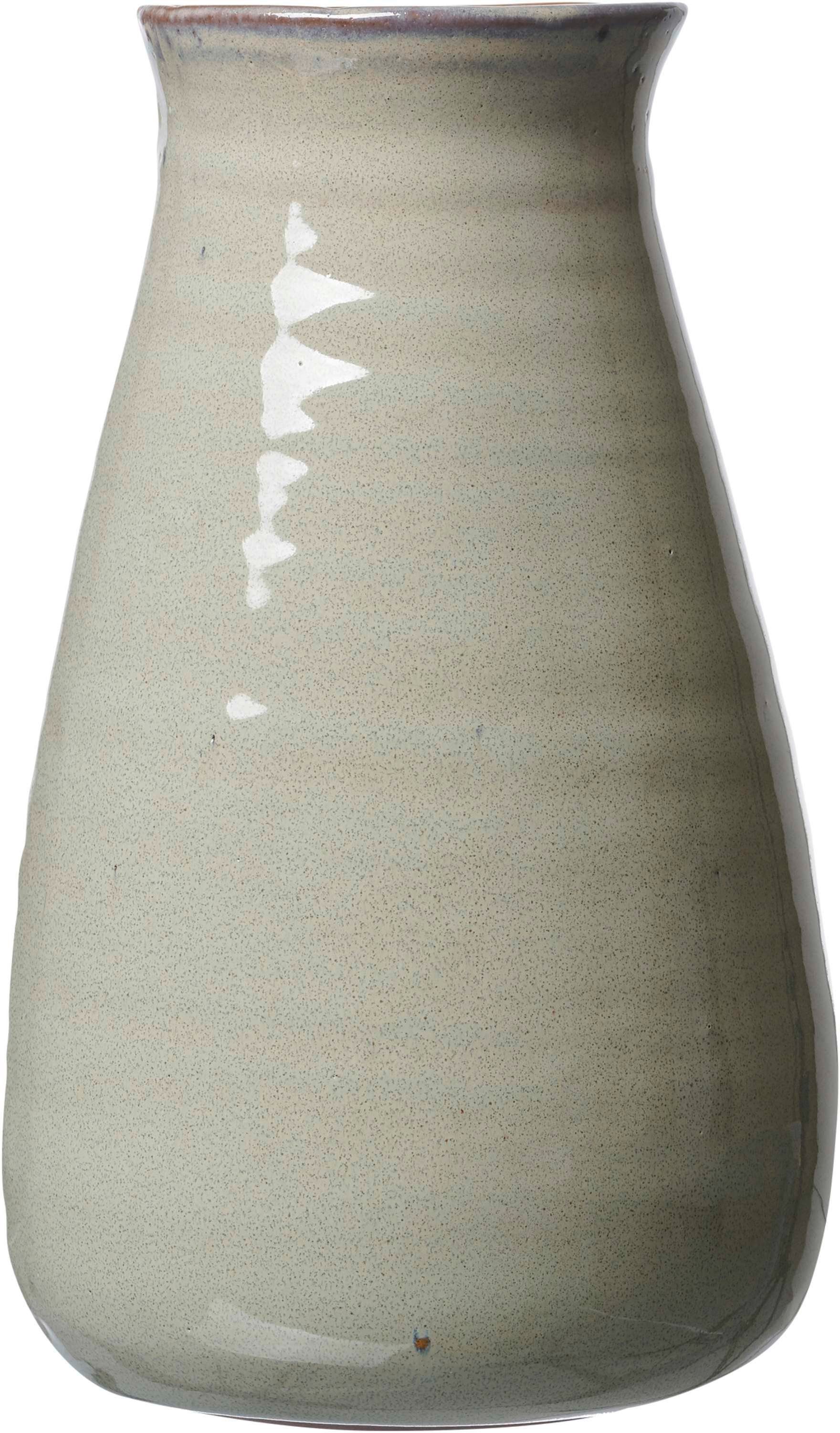 Dekovase Dekovase aus Keramik Saskia khaki Höhe 28 x Ø 17 cm
