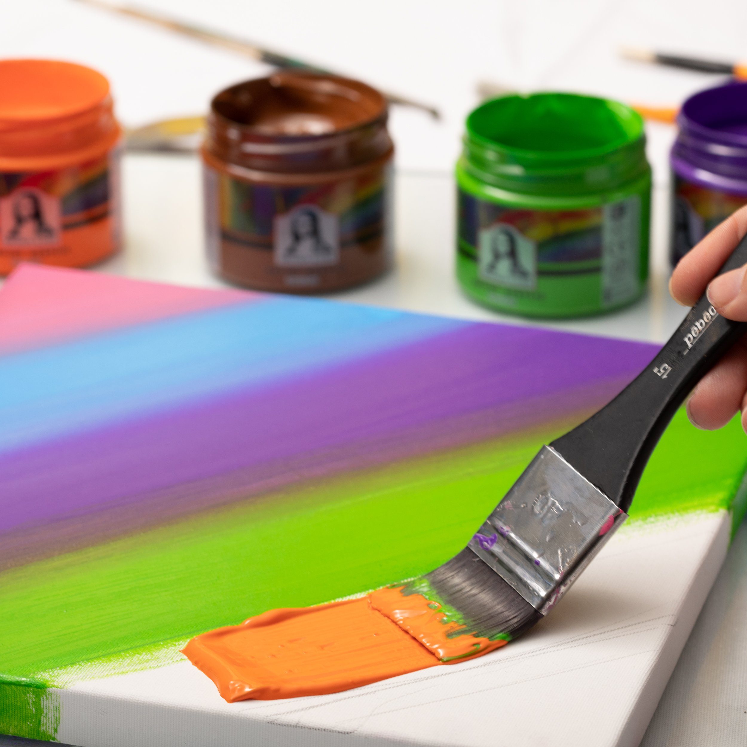 SÜDOR Acrylfarbe Acrylfarben Set 6x125ml (750ml), Acrylic Paint Set