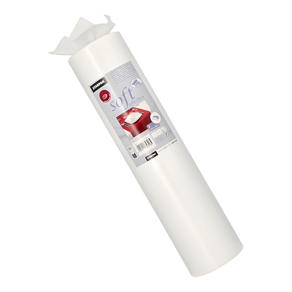 PAPSTAR Tischläufer Tischläufer, stoffähnlich, Vlies soft selection 24 m x 40 cm weiss
