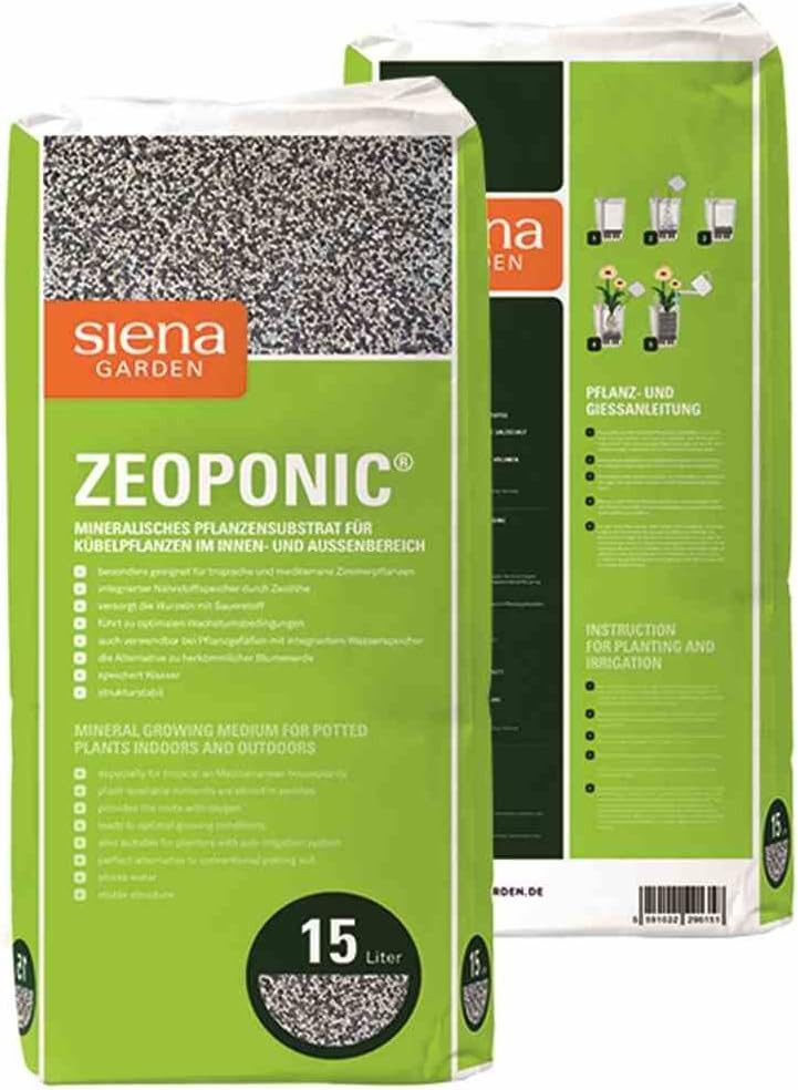 Siena Garden Pflanzgranulat Granulat Zeoponic, steinartig, fester Halt, 45x15x27cm, (1-St)