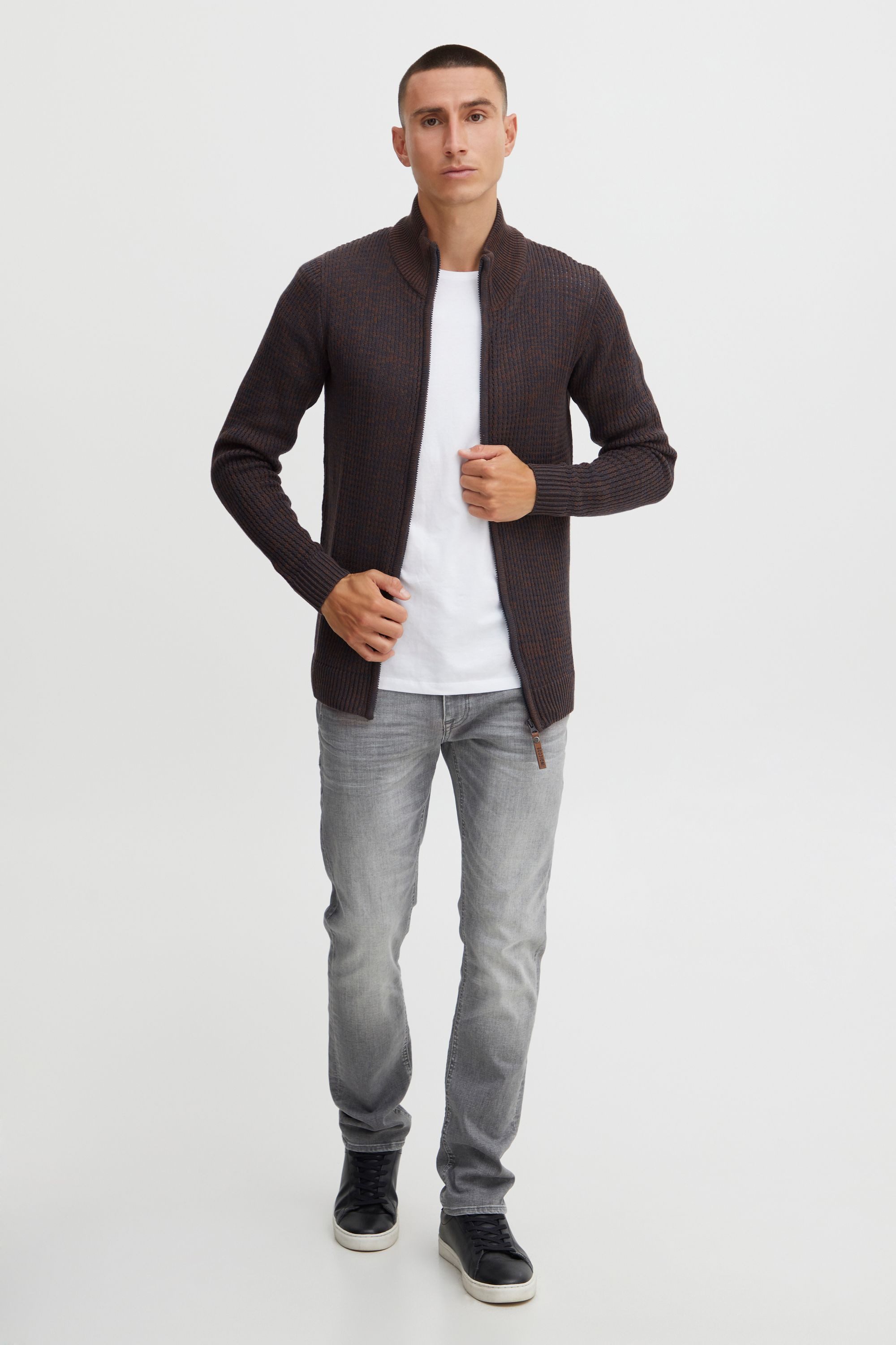 Indicode Strickjacke IDValego 35664MM Modischer Pullover günstig online kaufen