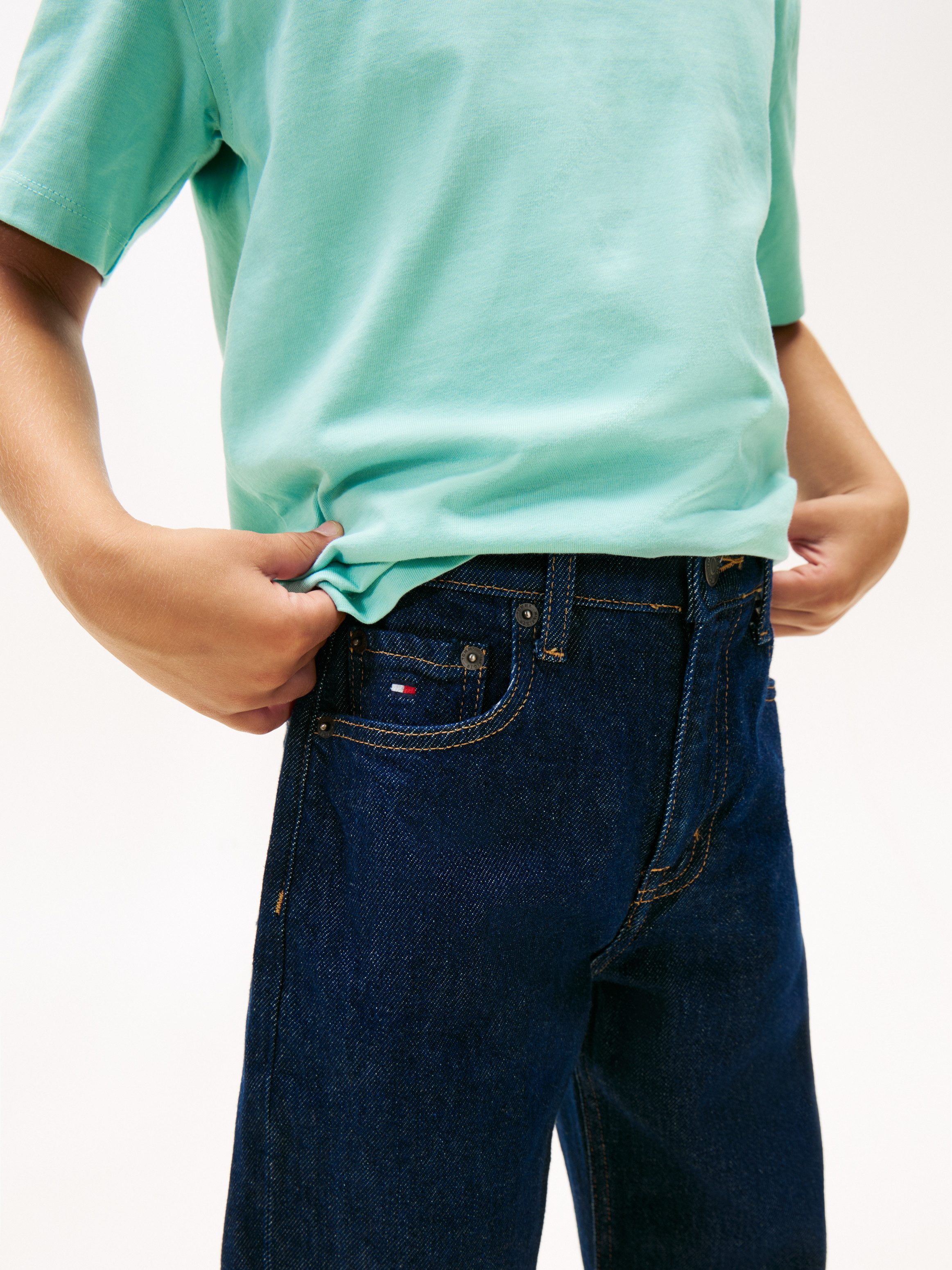 Tommy Hilfiger Gerade Jeans RELAXED RINSE JEANS Regular fit, für Kinder bis 16 Jahre