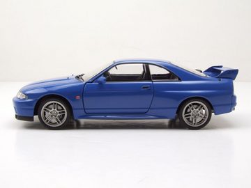 Whitebox Modellauto Nissan Skyline GT-R R33 RHD 1997 blau Modellauto 1:24 Whitebox, Maßstab 1:24
