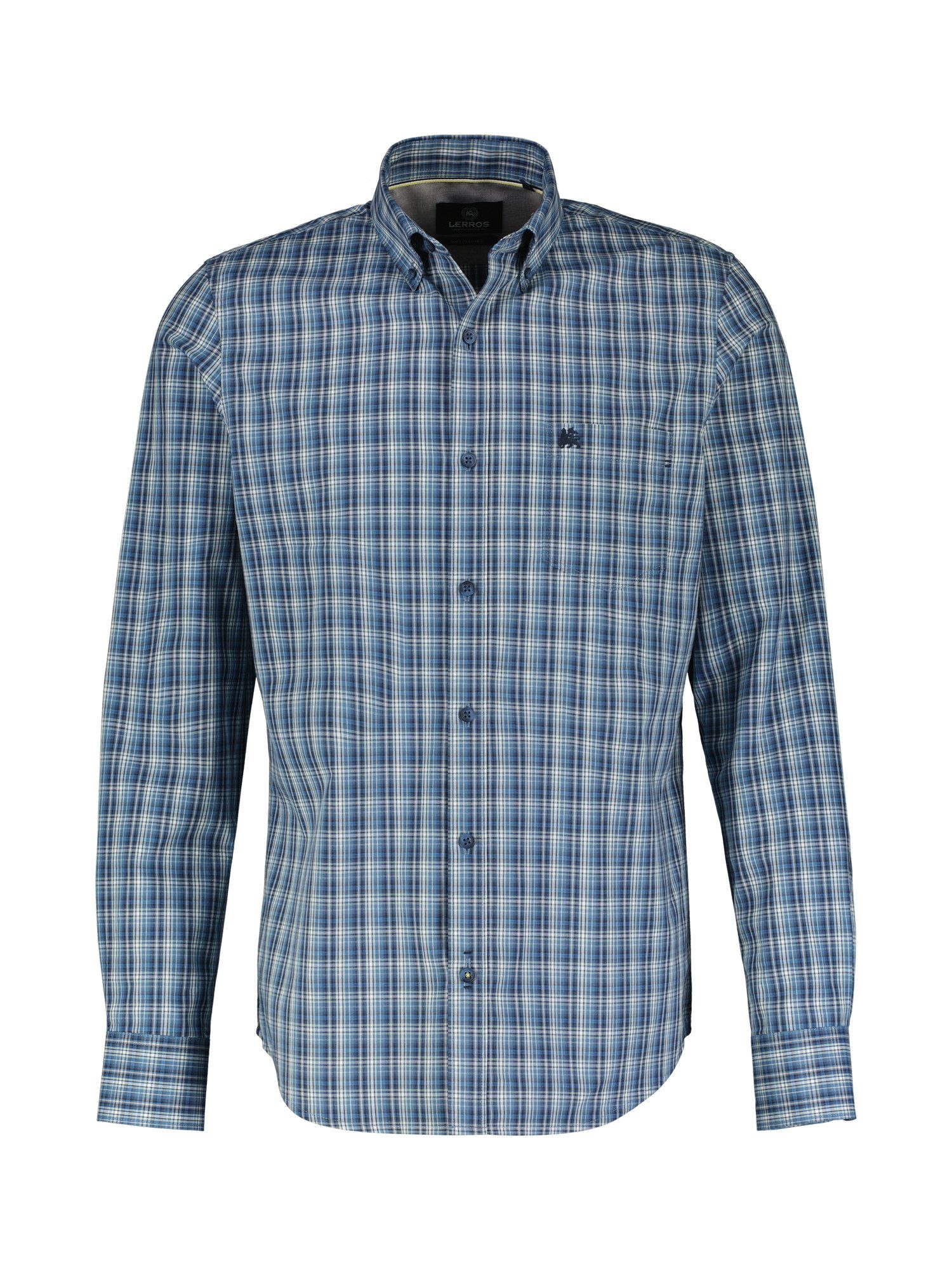 LERROS Karohemd LERROS Kariertes Herrenhemd mit Button-down-Kragen günstig online kaufen