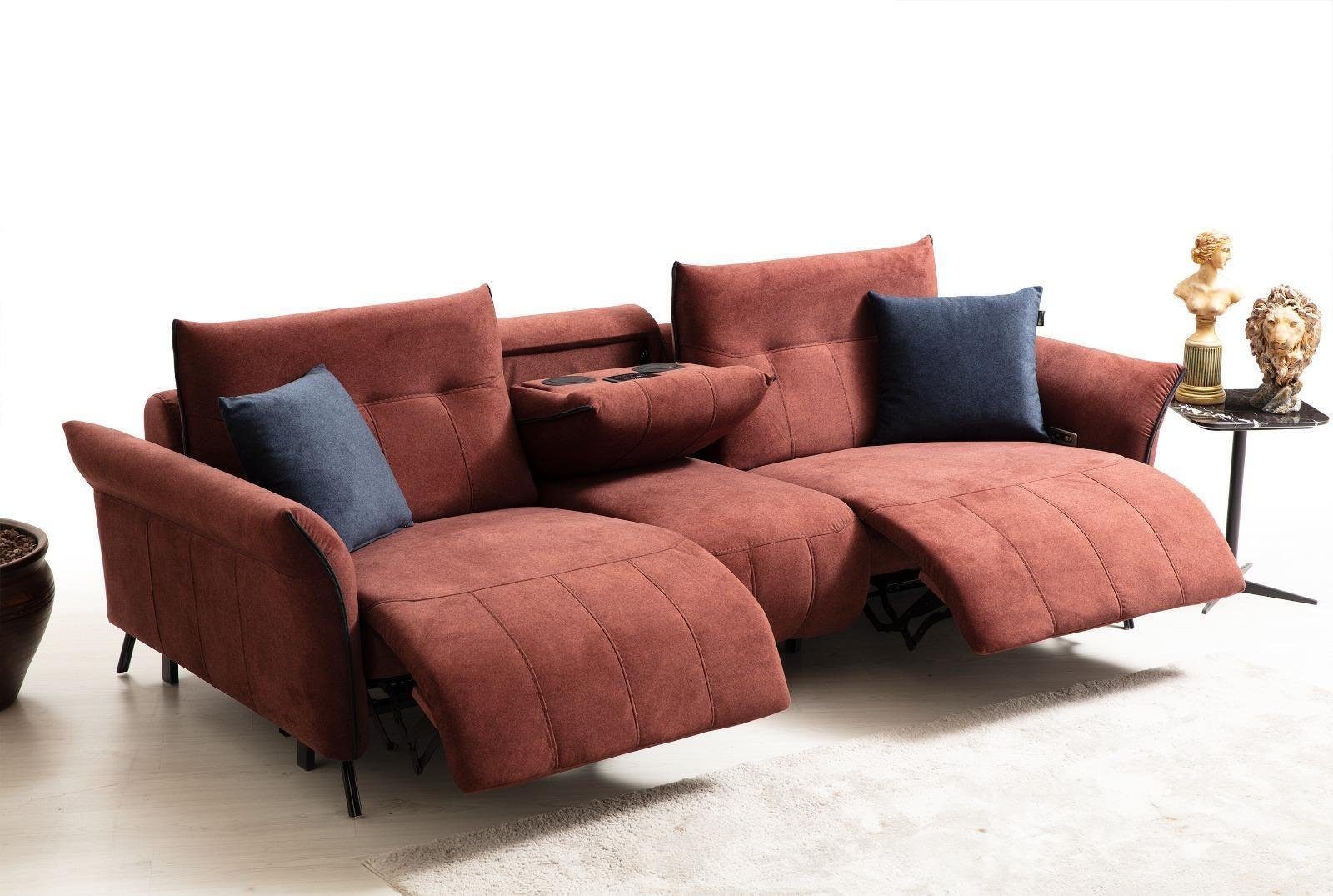Designer Viersitzer 1 Teile, JVmoebel Europa 4-Sitzer Couch in Polstersofa Neu Made Wohnzimmer Möbel,