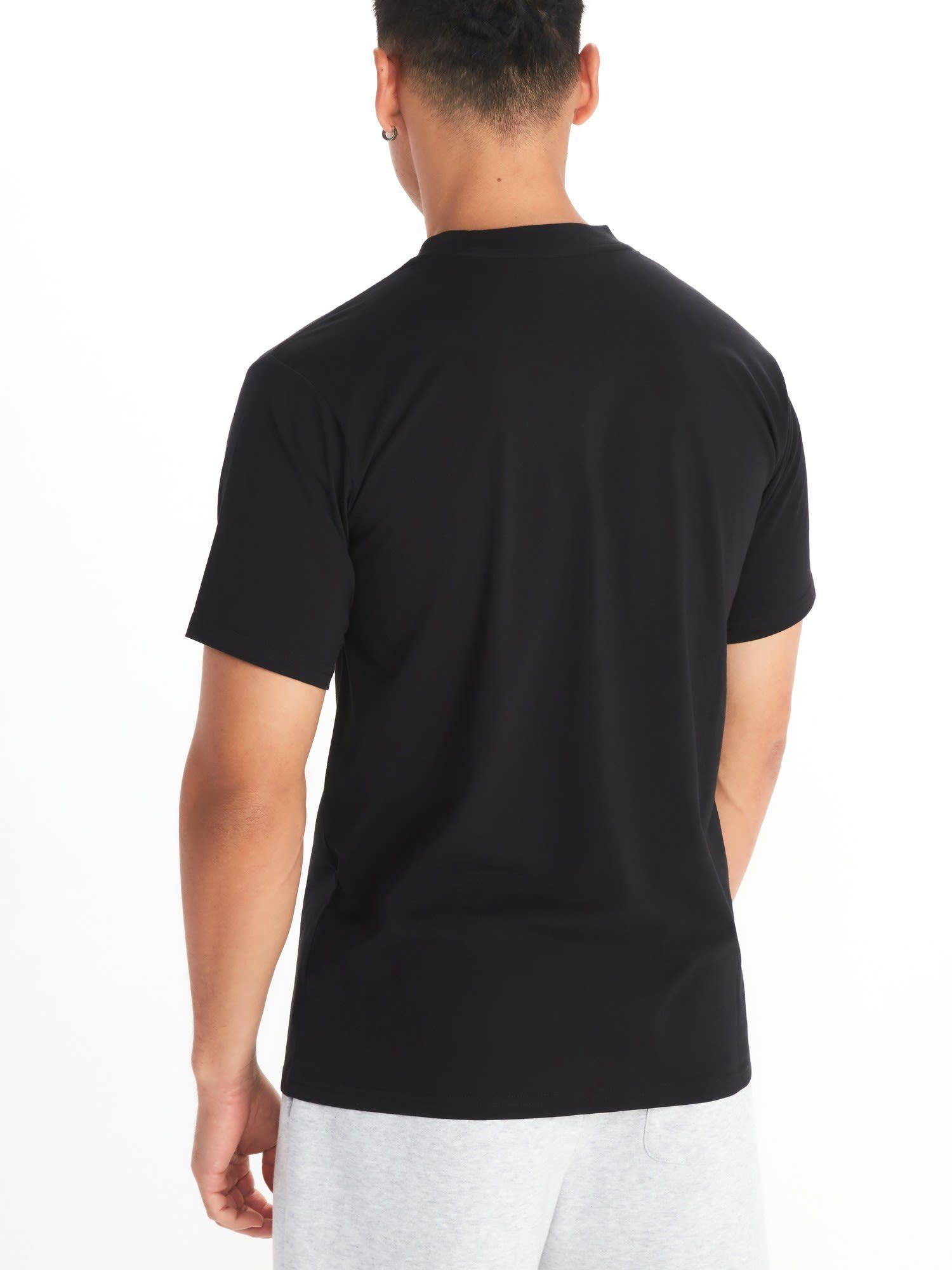 Black Tee M Marmot Herren Marmot Short-sleeve Coastal T-Shirt