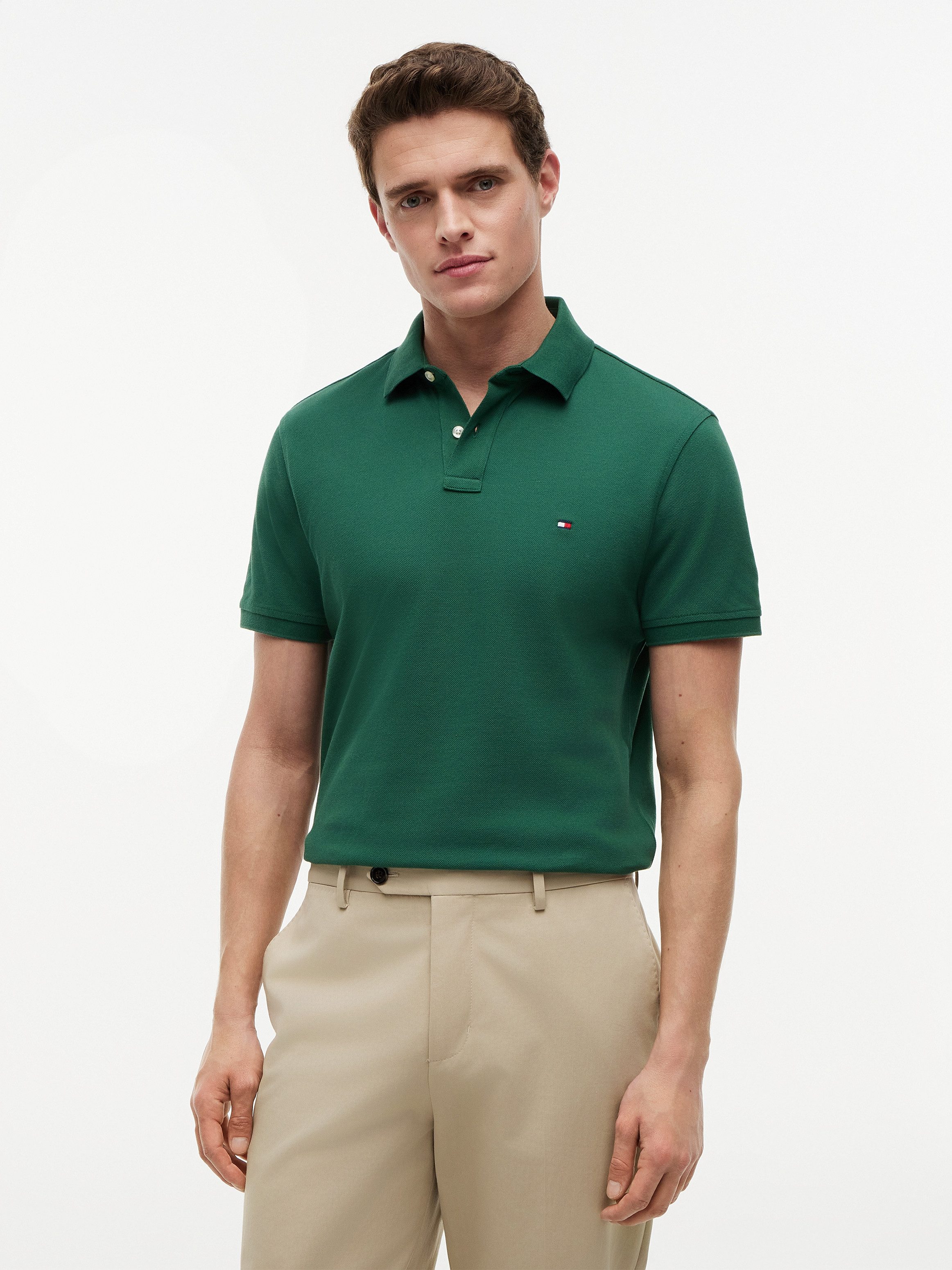 Tommy Hilfiger Poloshirt 1985 REGULAR POLO aus hochwertiger Baumwoll-Piqué-Qualität