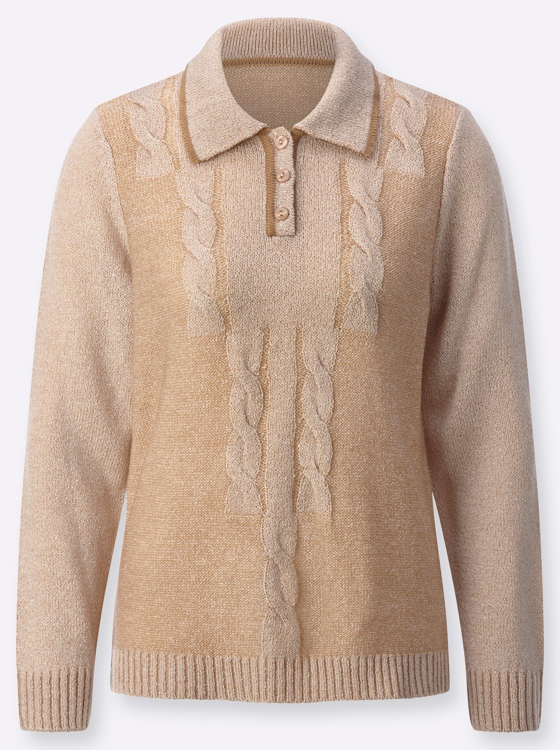 Witt Strickpullover Pullover Langarm Bouclé