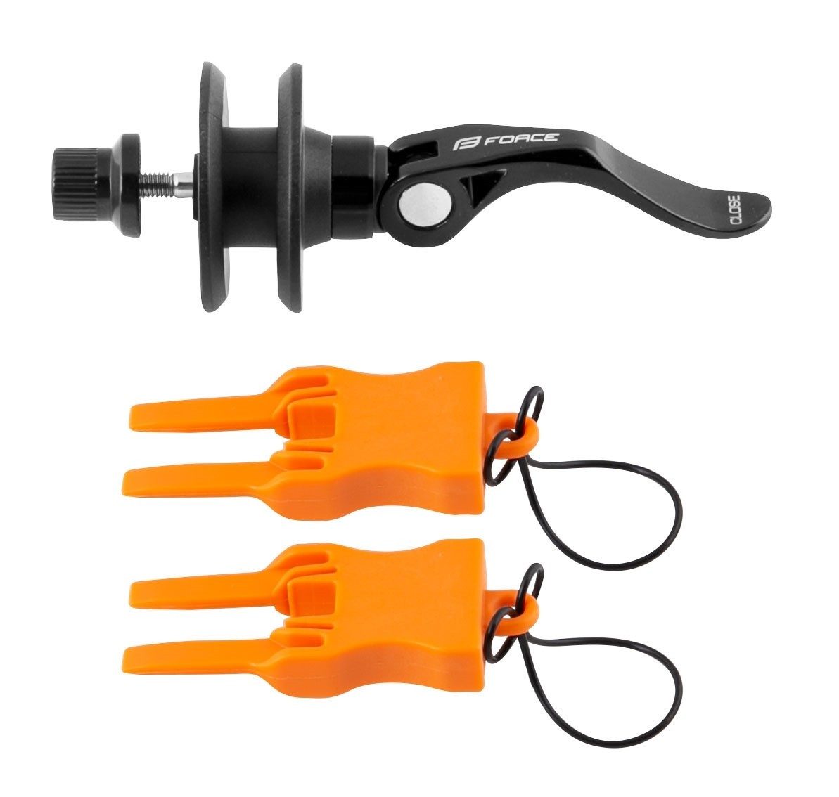 FORCE Fahrradketten chain keeper FORCE for wheel replace black