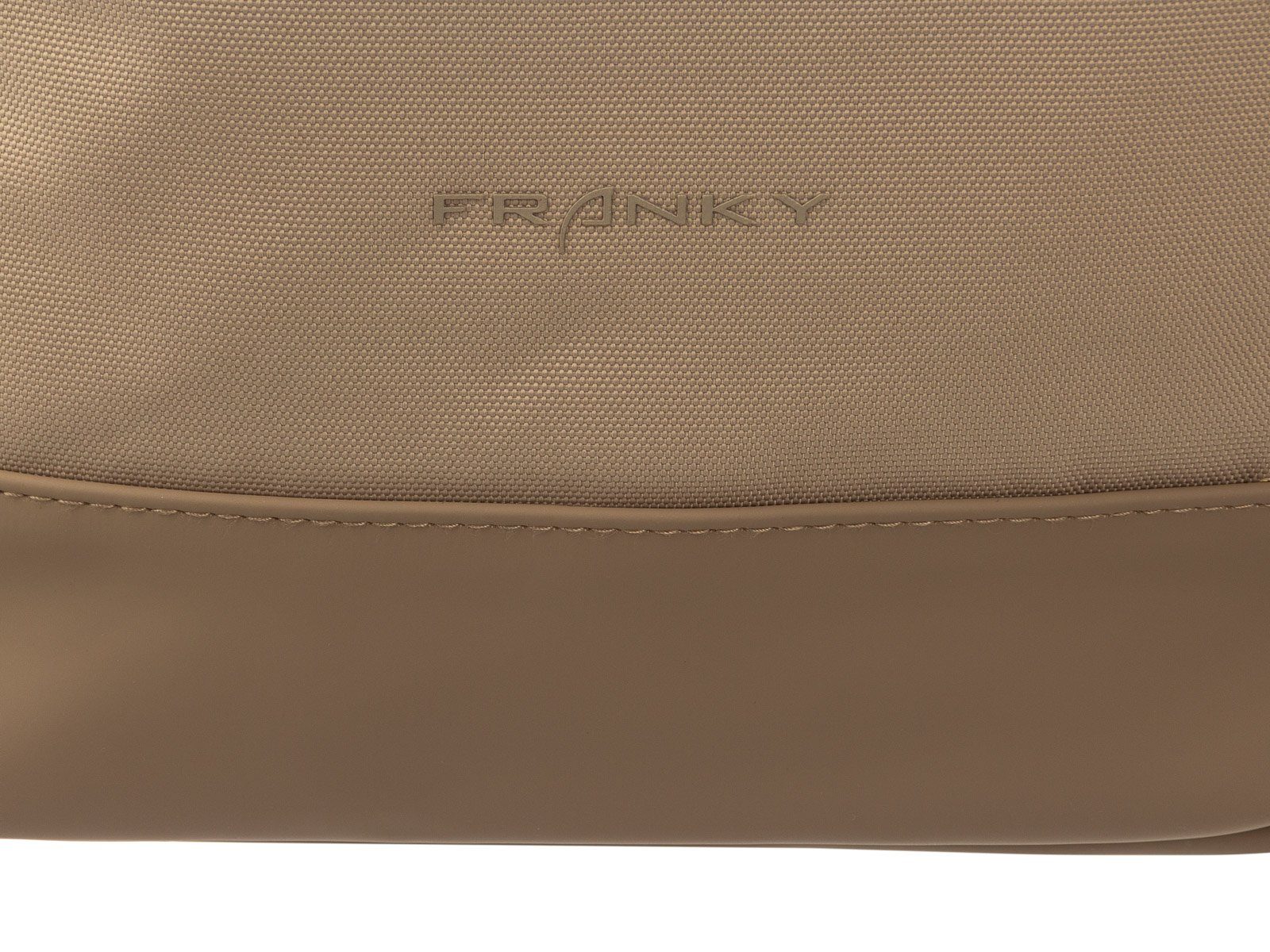Franky Freizeitrucksack Franky RS77 Freizeit-Rucksack Laptopfach, Liter Laptopfach ca.21 mit beige Rollfalte 15"