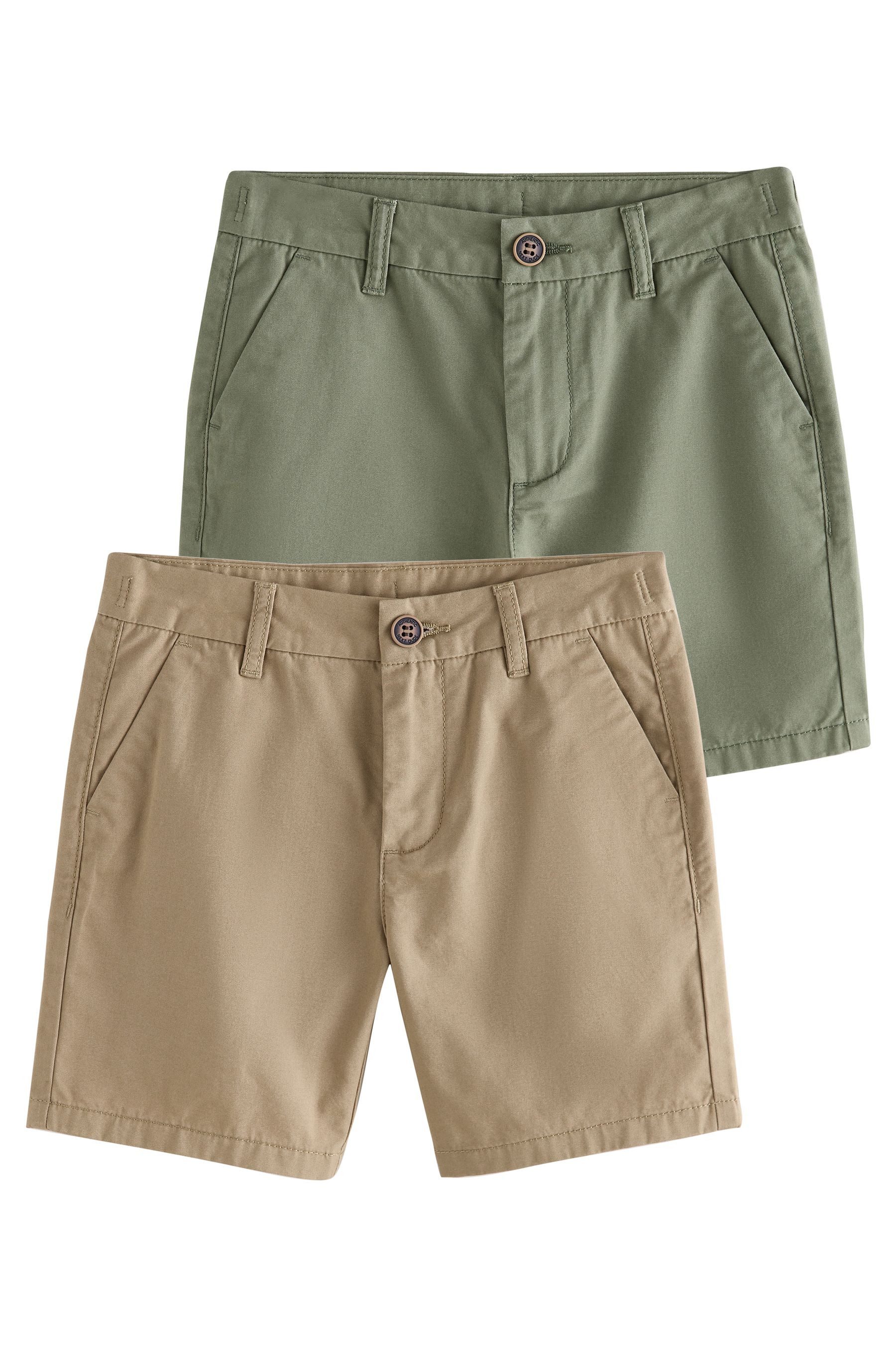 Next Chinoshorts Chino-Shorts, 2er Pack (2-tlg)