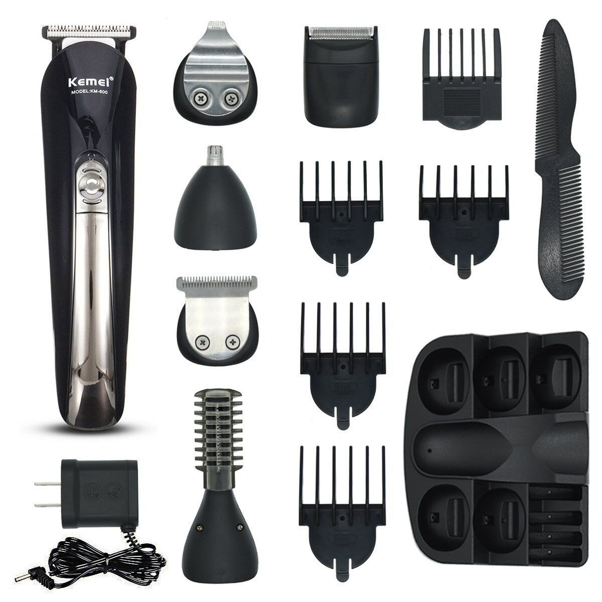 Kemei Haar- und Bartschneider KM-600, Packung, Flexibler Betrieb