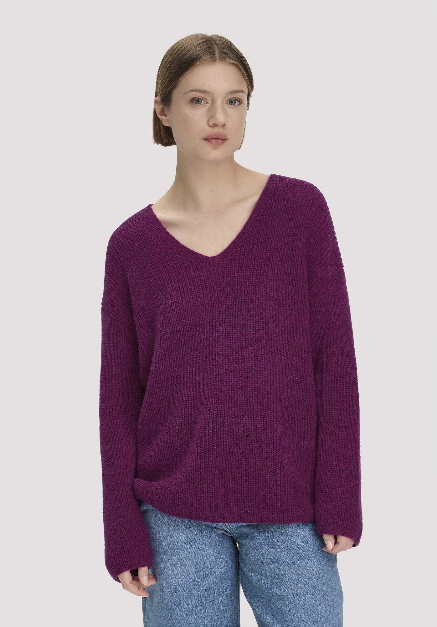 Hessnatur Strickpullover aus reinem Alpaka (1-tlg) – Bild 2 von 5