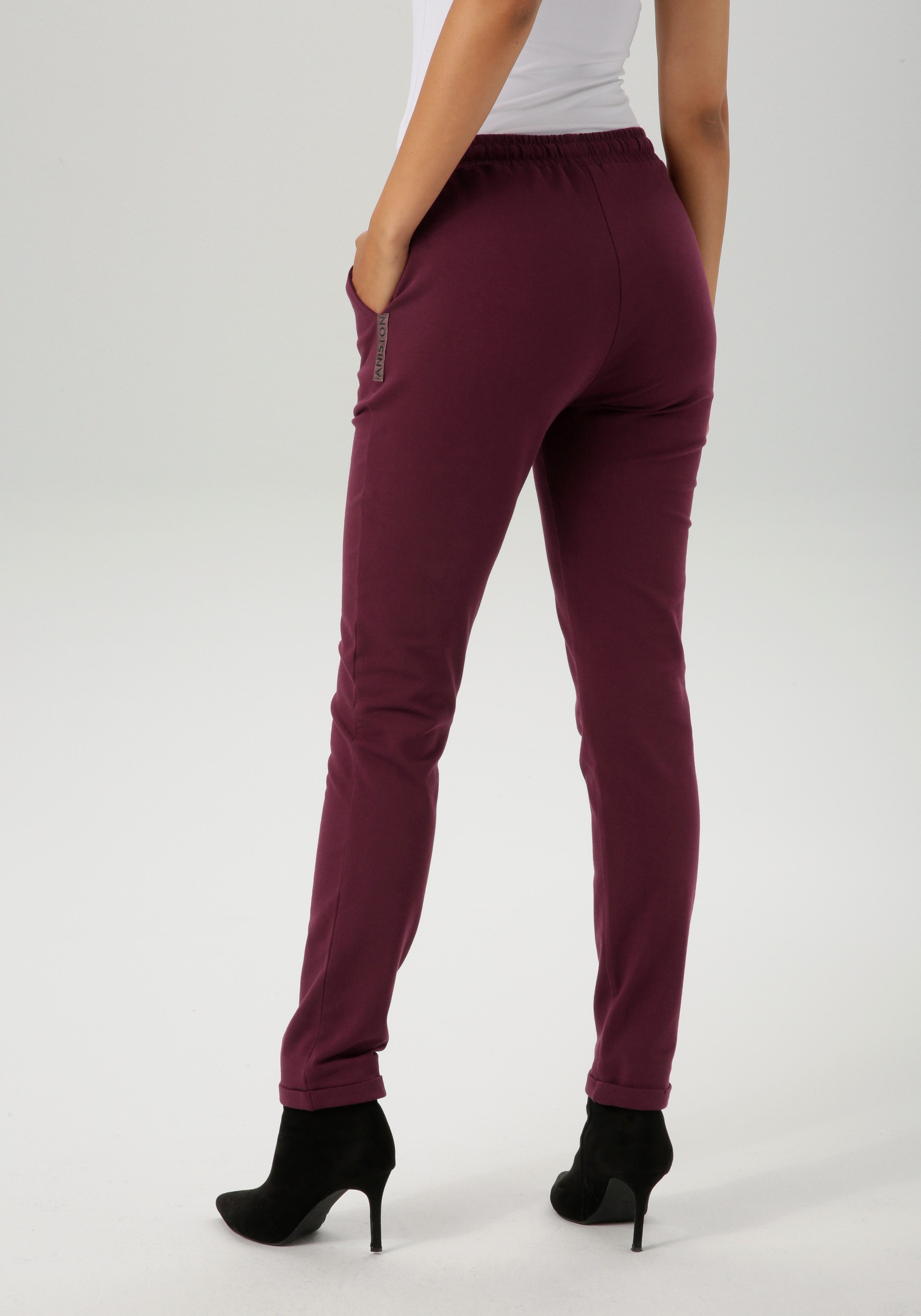 Aniston CASUAL Schlupfhose mit seitlichem ANISTON-Label günstig online kaufen