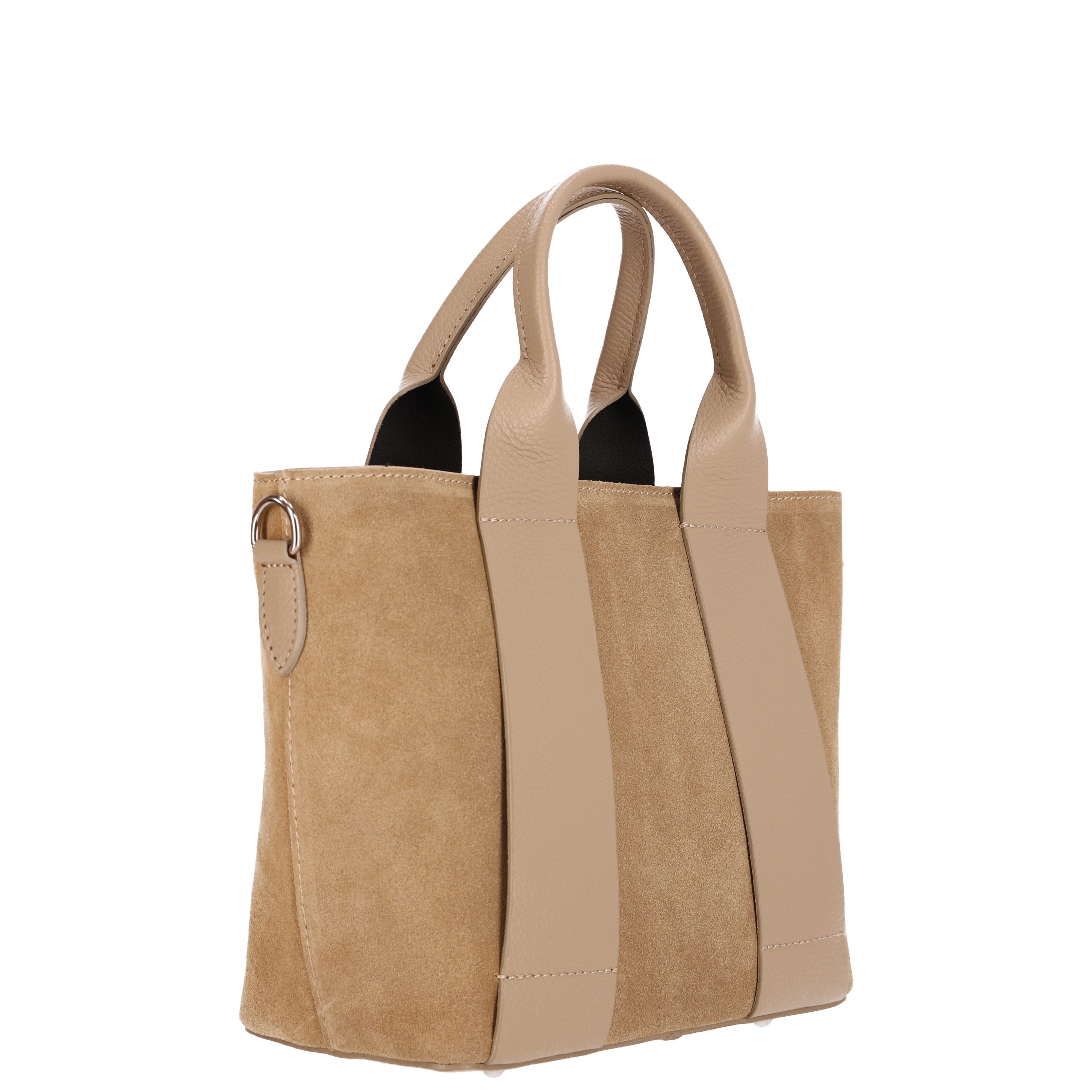 Umhängetasche Damen echtes Leder, Schultertasche Damen Wildleder, Ledertasche Damen