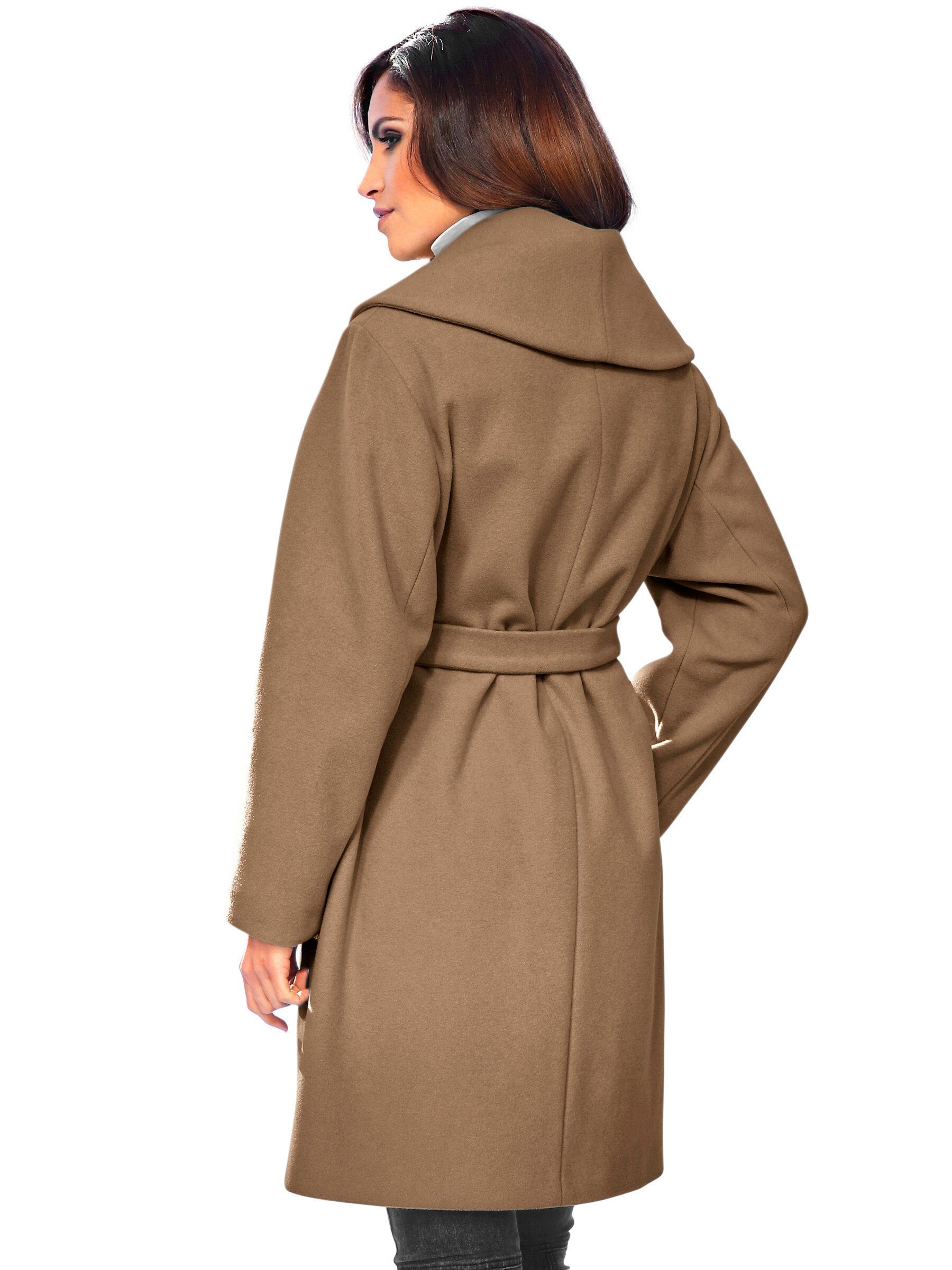 heine Allwetterjacke Woll-Jacke Langarm