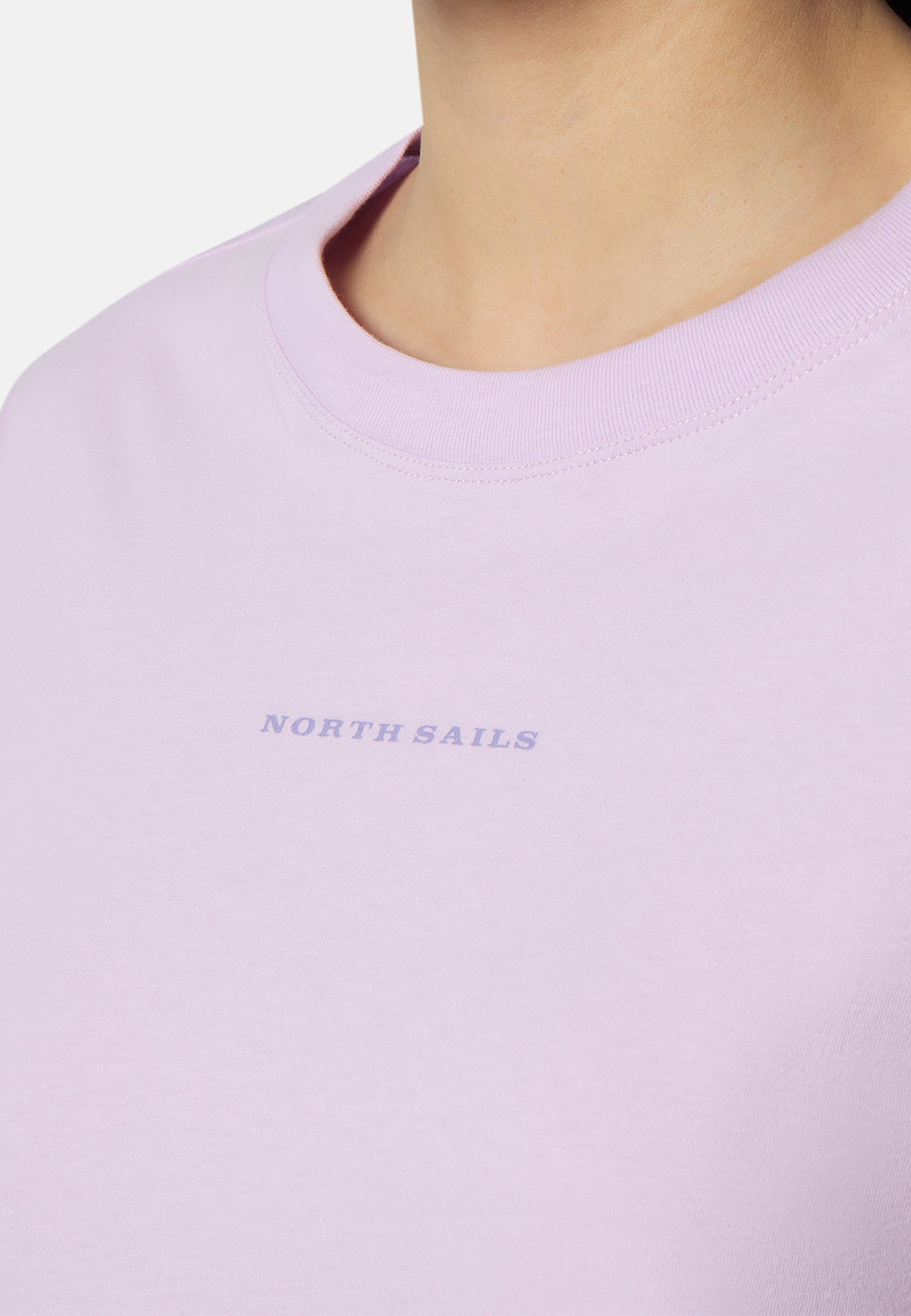 North Sails T-Shirt LILA Sonstiges Bio-Baumwoll-T-Shirt