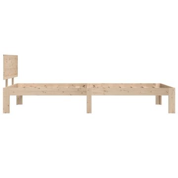 vidaXL Bett Massivholzbett Kiefer 90x200 cm