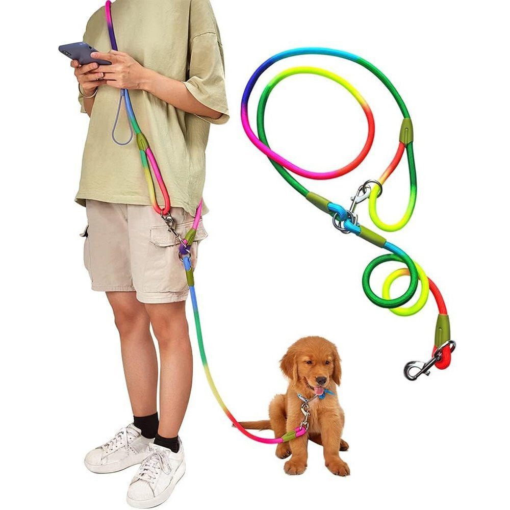 Coonoor Hundeleine Freihandleinen Hundeleine für kleine &mittel, Hundeleine Schleppleine, (1-tlg), Umhängeleine Joggingleine Hunde mit Autositz Sicherheitsschnalle