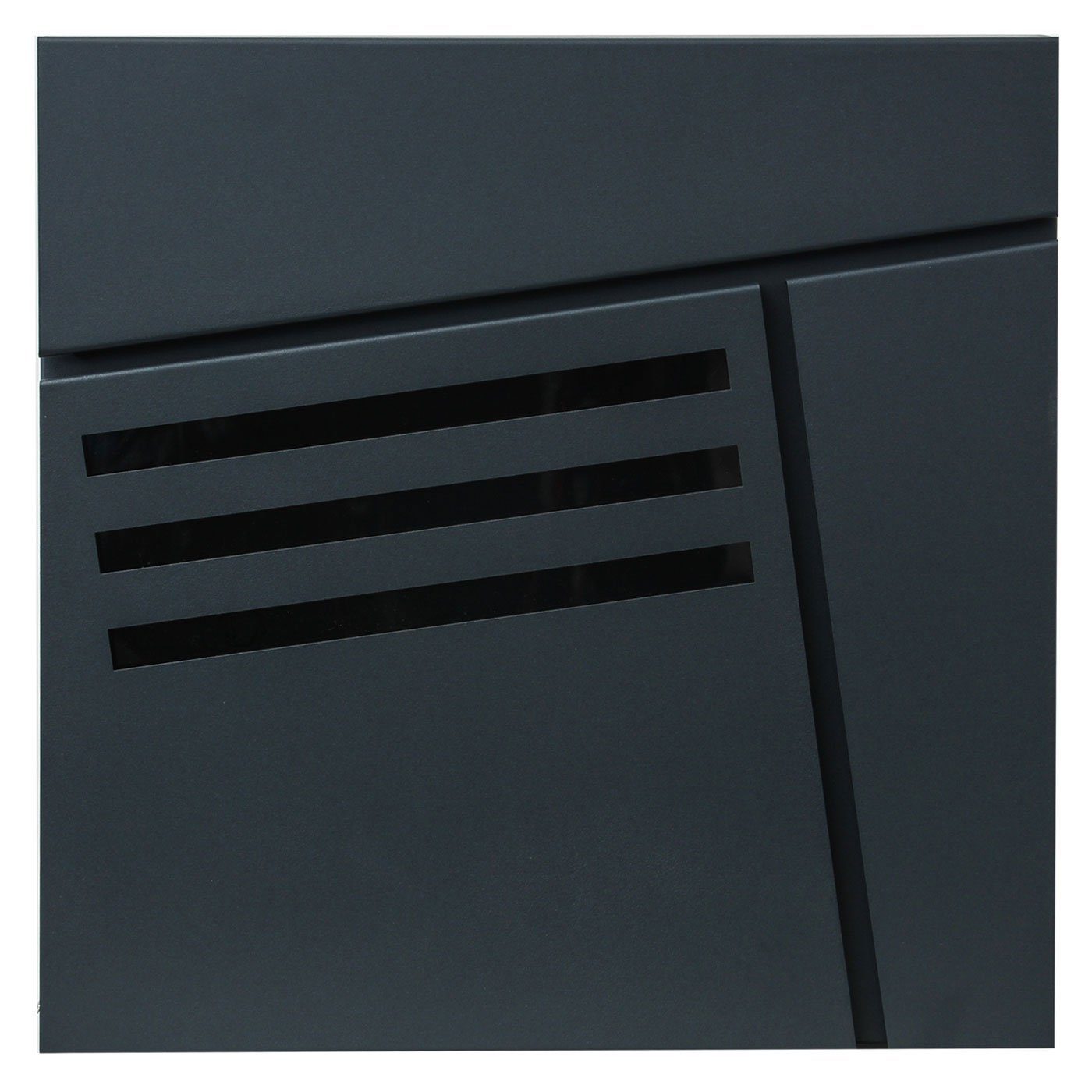 MCW Wandbriefkasten MCW-B28, Zylinderschloss, Inkl. 2 Schlüsseln und Montagematerial