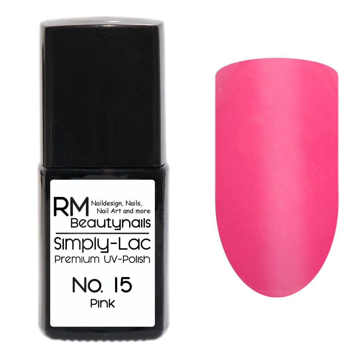 RM Beautynails UV-Nagellack Premium UV-Polish UV-Nagellack 10ml Simply Lac Pink