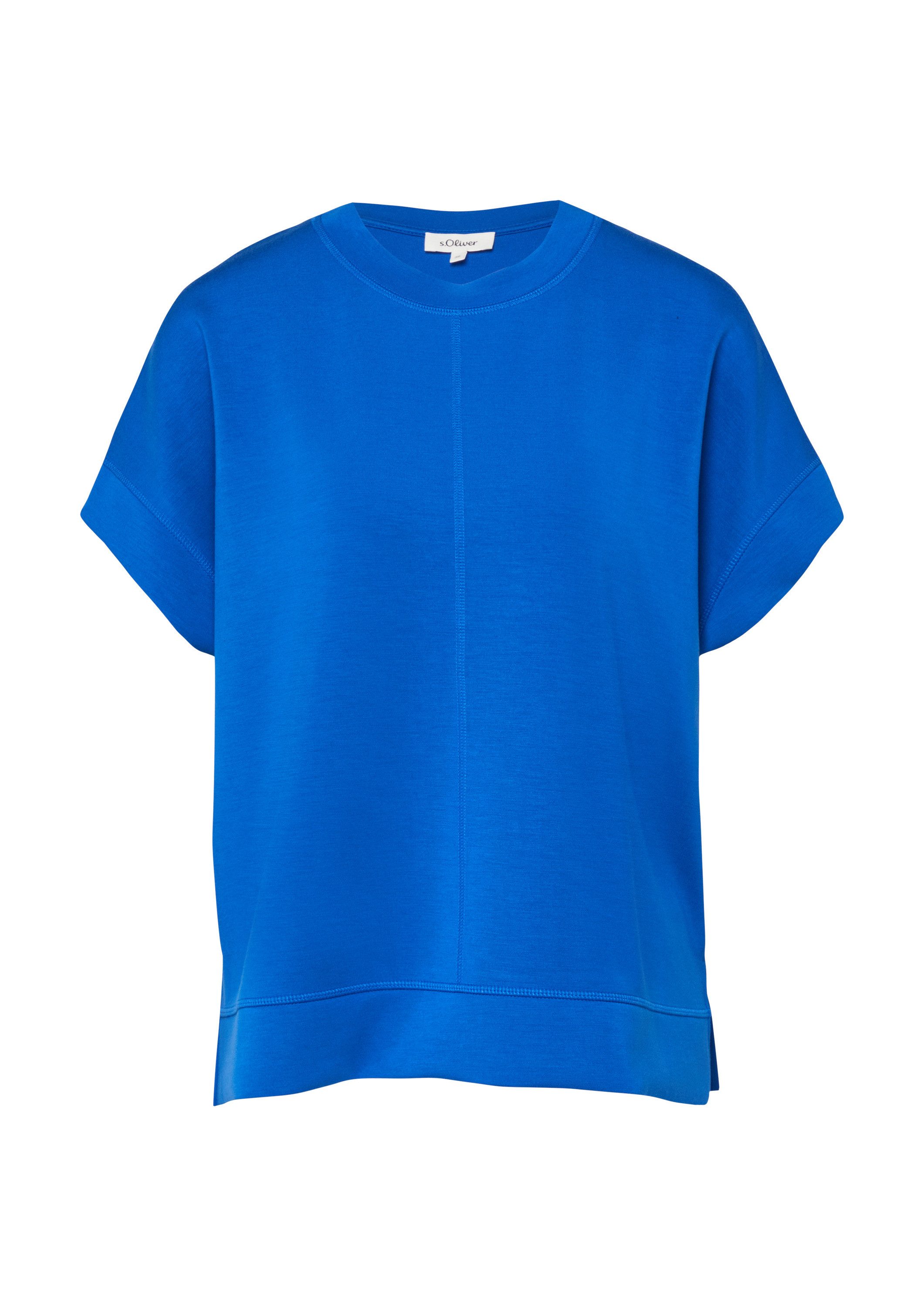 s.Oliver Sweatshirt Sweatshirt Oversized Sweatshirt aus Scuba günstig online kaufen