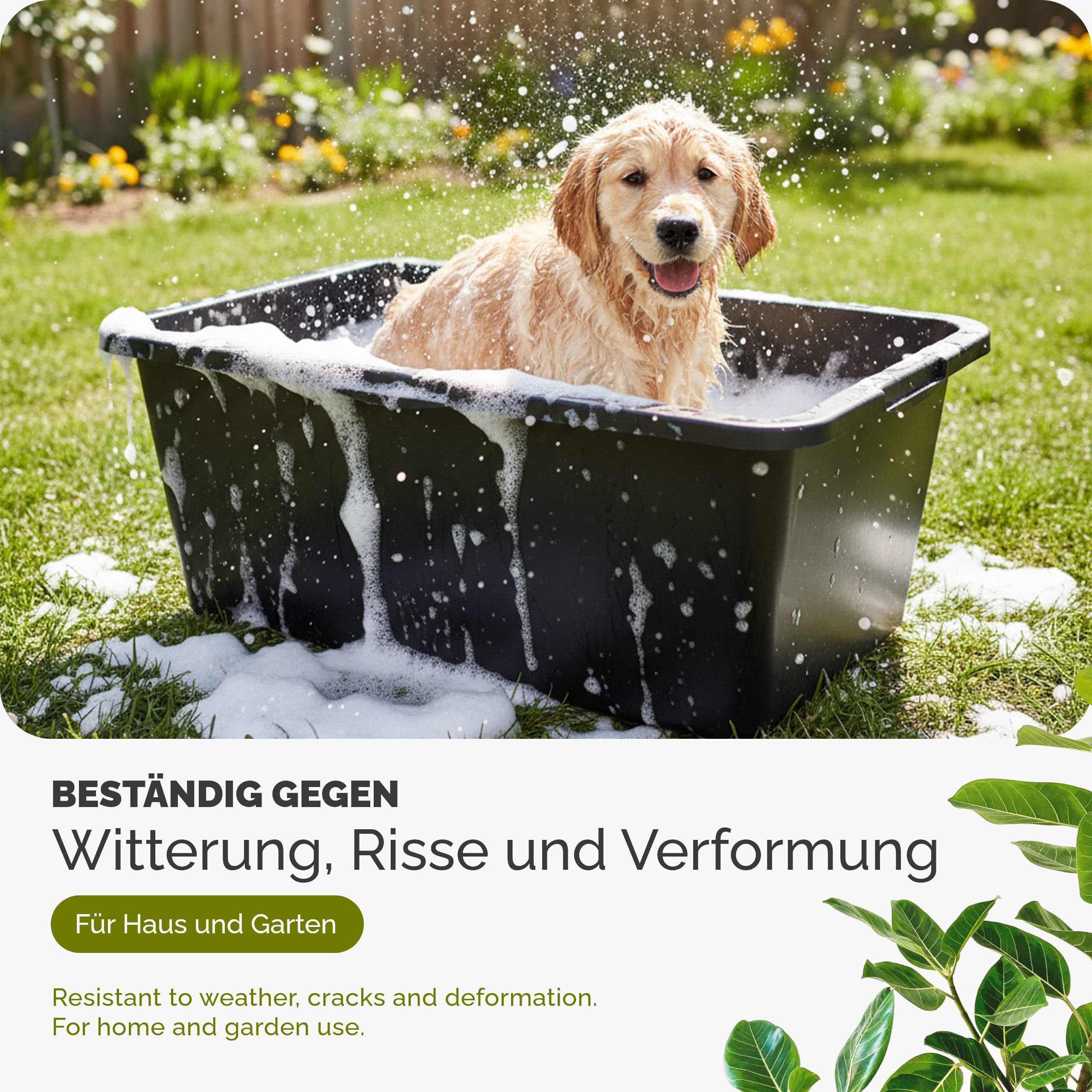 Garronda Mörtelkasten Rechteckig Mörtelkübel Kunststoffwanne stabile Maurerkübel GD-0169, (Set, 5-tlg., 5), Mischen von Beton, Mörtel, Gips, Kleber, Sand, Erde, – Bild 5 von 5