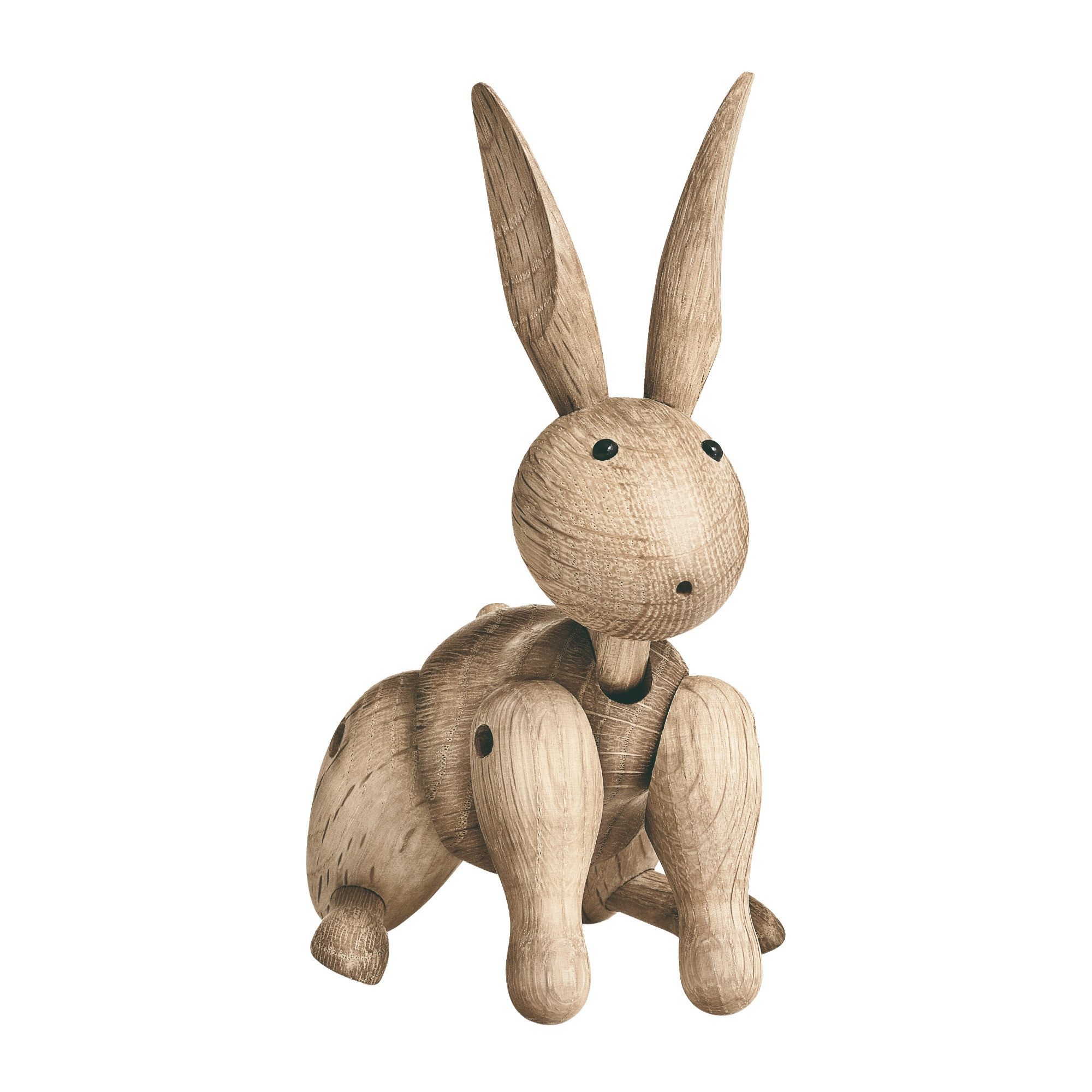 KAY BOJESEN Denmark Dekofigur Kay Bojesen Kaninchen H16 cm eiche