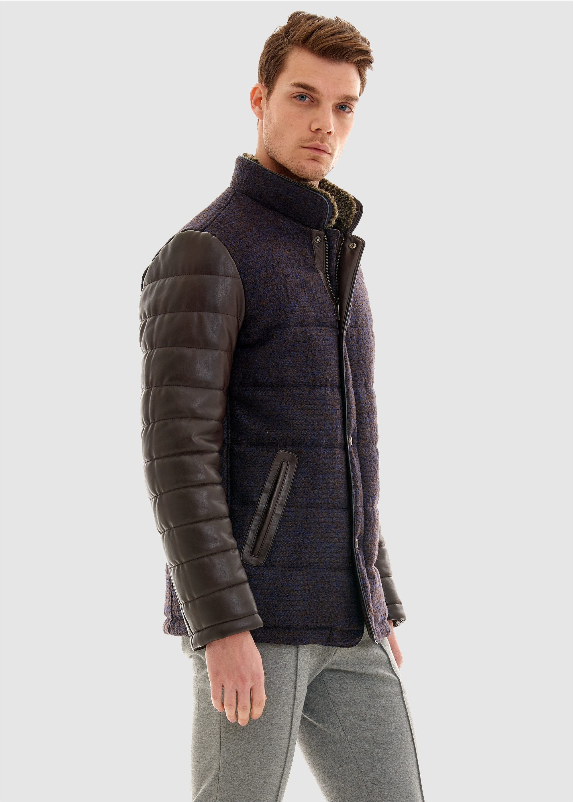 Pierre Cardin Lederimitatjacke in modernem Design