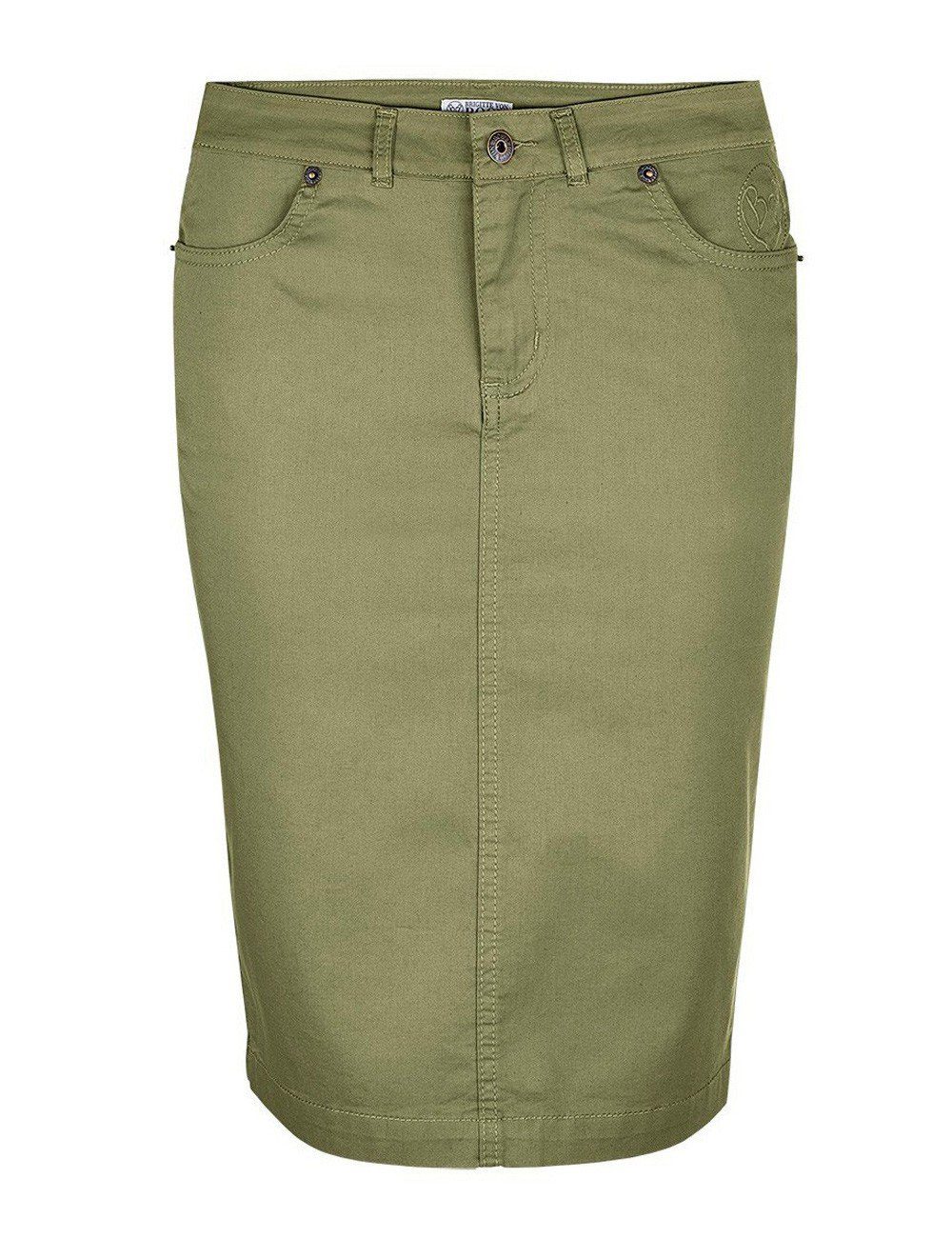 Bleistiftrock Vadue Rock khaki