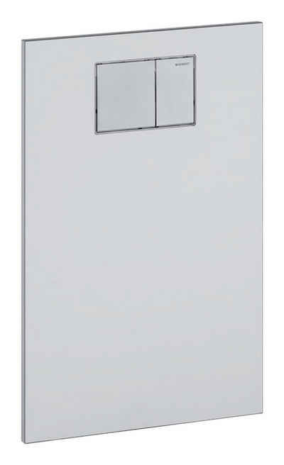 GEBERIT Dusch-WC-Sitz AquaClean, Designplatte für WC-Aufsatz für Dusch-WC - Glas Schwarz