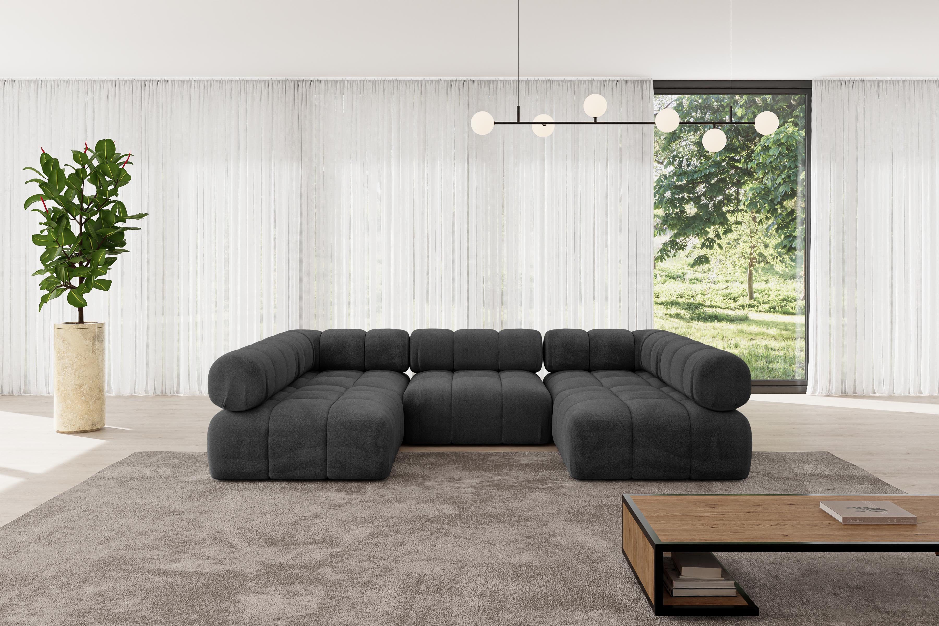 ALTDECOR Wohnlandschaft Garvo-U1, Corner Sofa U-Form günstig online kaufen