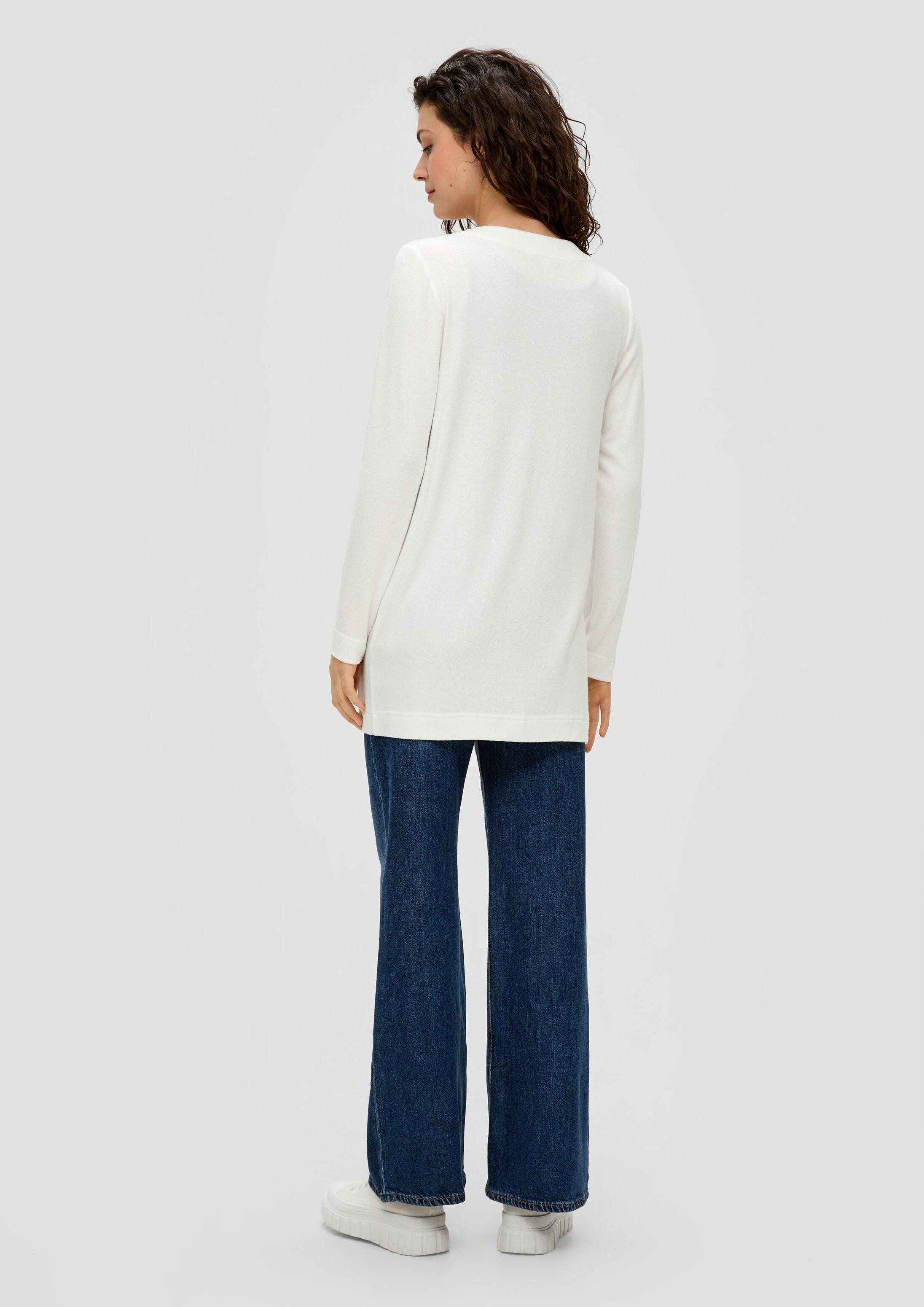 s.Oliver Cardigan T-Shirt Cardigan aus weichem Jersey