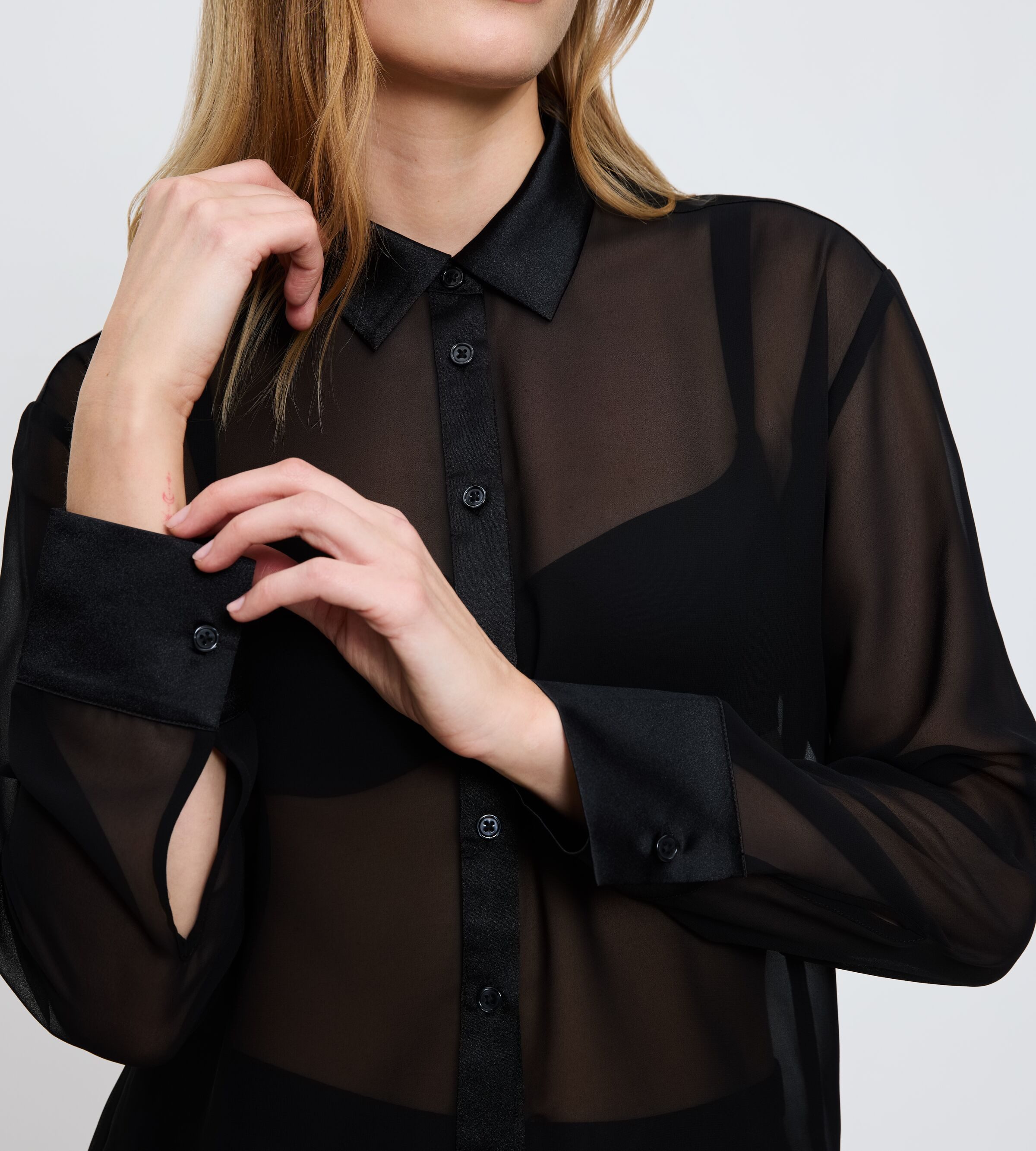 Triumph Hemdbluse A Weekend to Remember Shirt transparenter Look