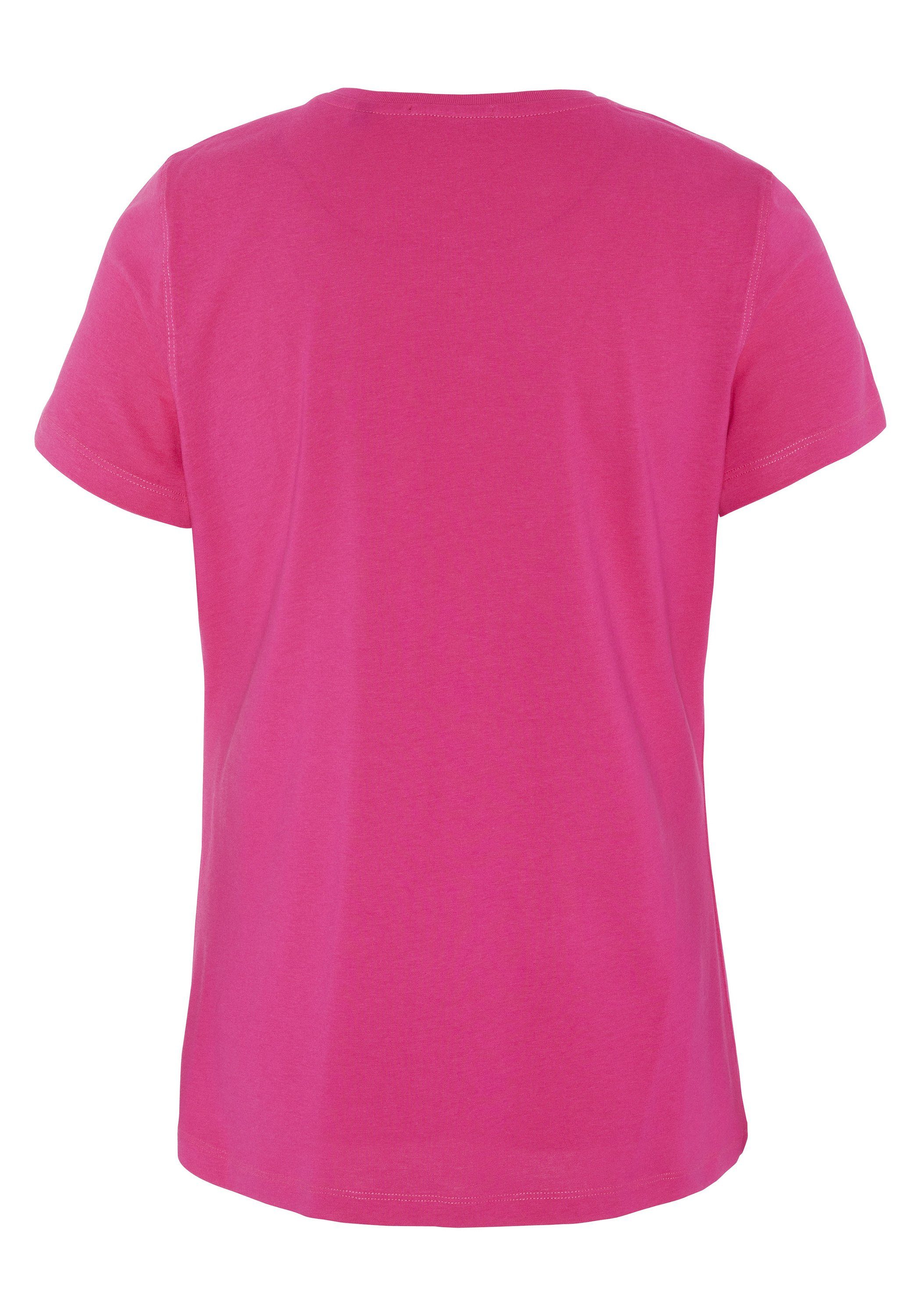 Purple Frontprint T-Shirt Beetroot farbenfrohem Print-Shirt Chiemsee 1 mit