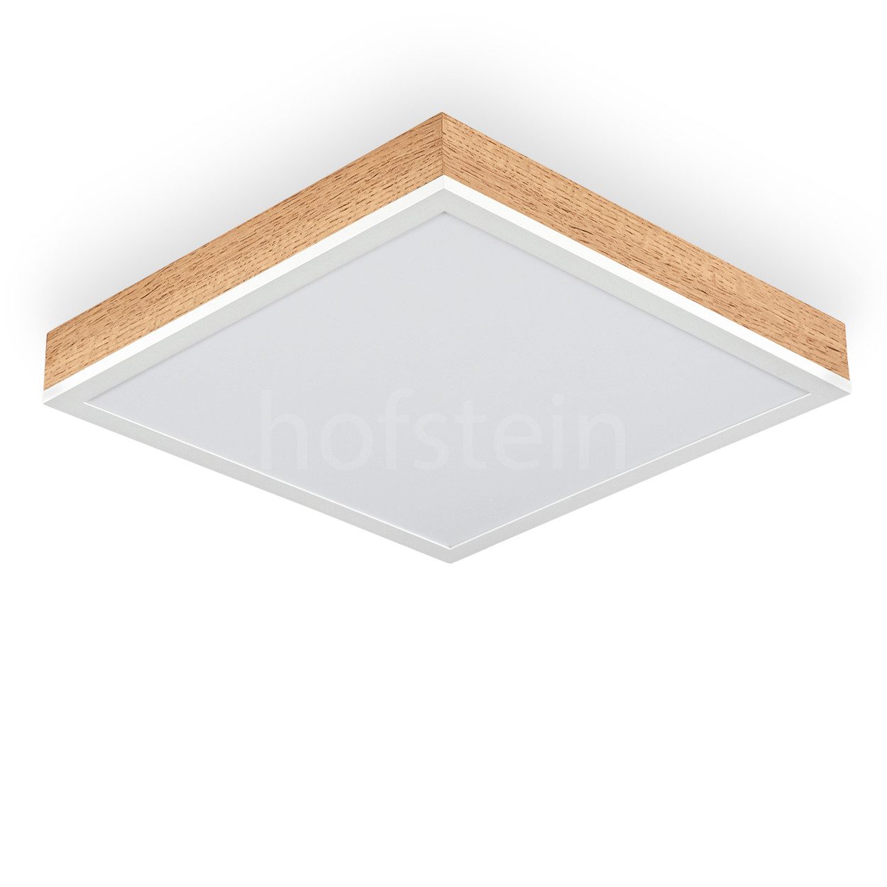 hofstein Deckenleuchte »Vacil« modernes Deckenpanel aus Metall/MDF, 3000 Ke günstig online kaufen