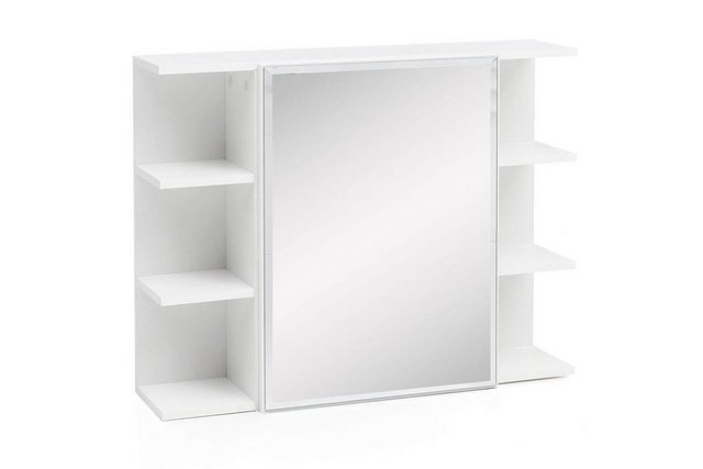 Badezimmerspiegelschrank „SLAVKO Holz Spiegelschrank Weiß“