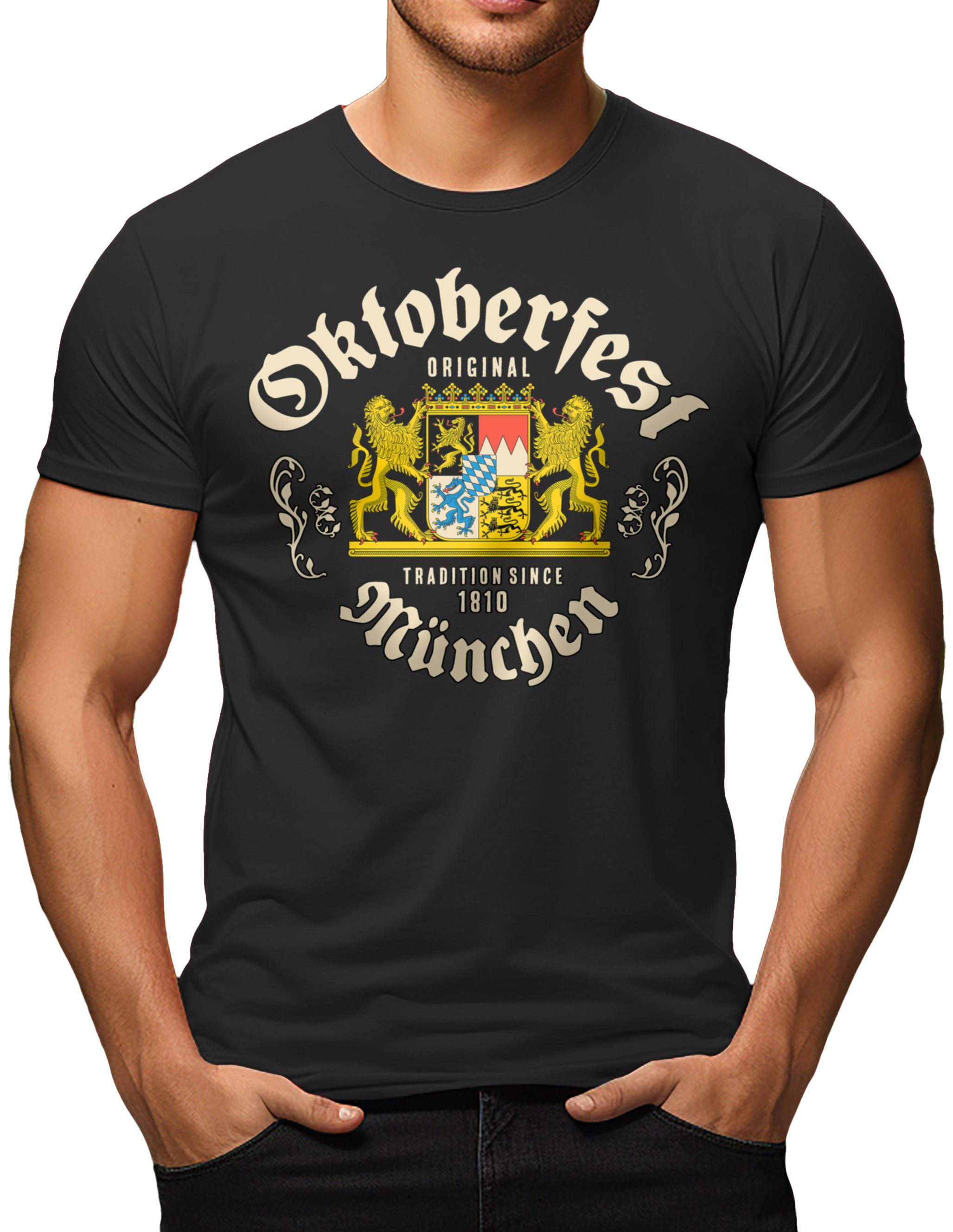 RAHMENLOS® Trachtenshirt für das Oktoberfest München 2026 Lizenziert