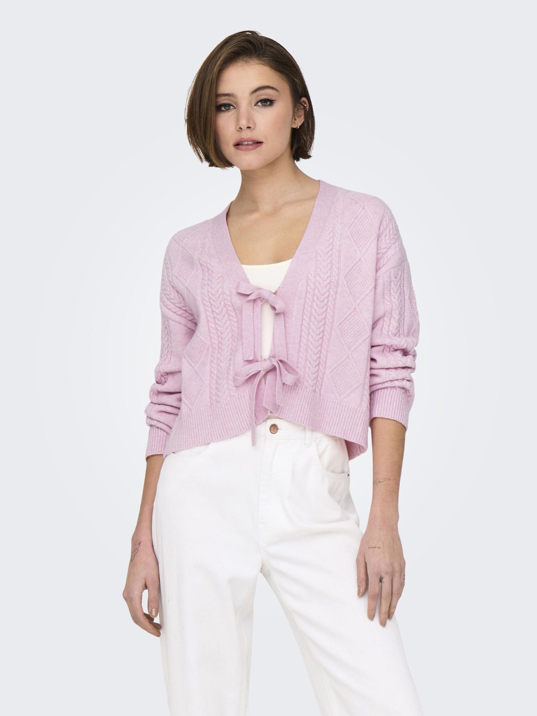 ONLY Strickjacke ONLFIA (1-tlg) Plain/ohne Details